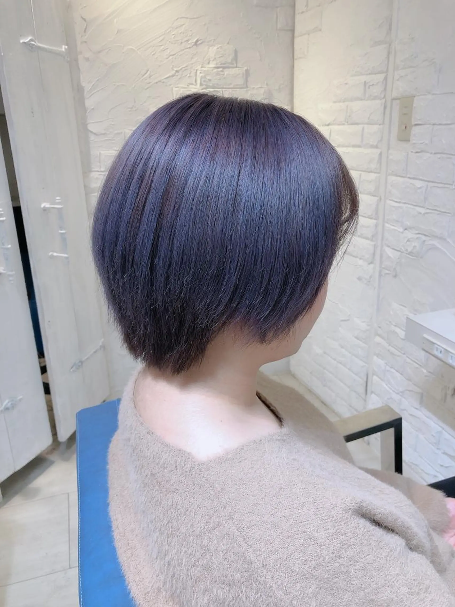 ショート カラー ブリーチ ヘアカラー メンズパーマ/ エクステ🌞セナのヘアスタイル