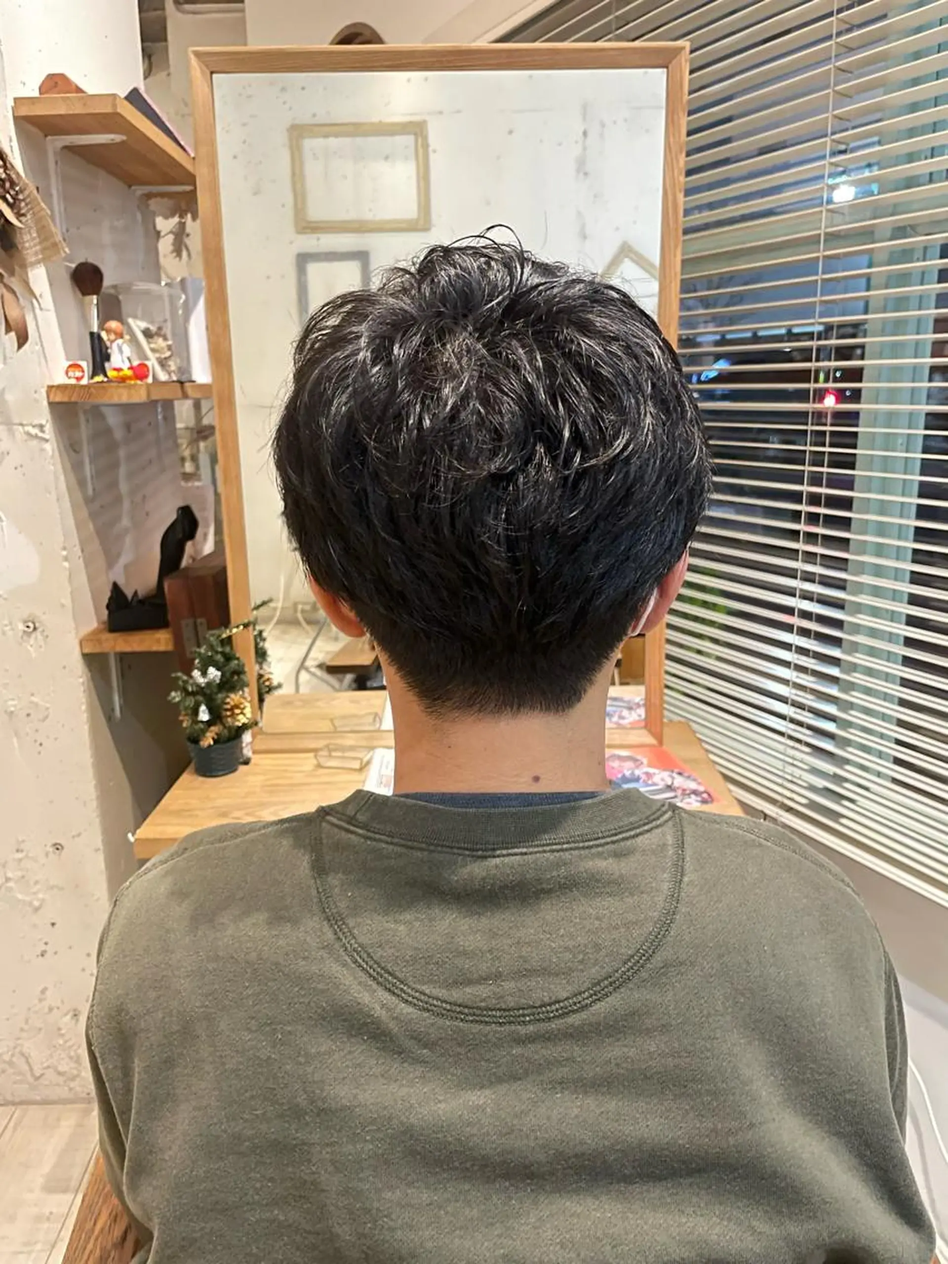 パーマ メンズ カット パーマ いまじゅく あおいのヘアスタイル