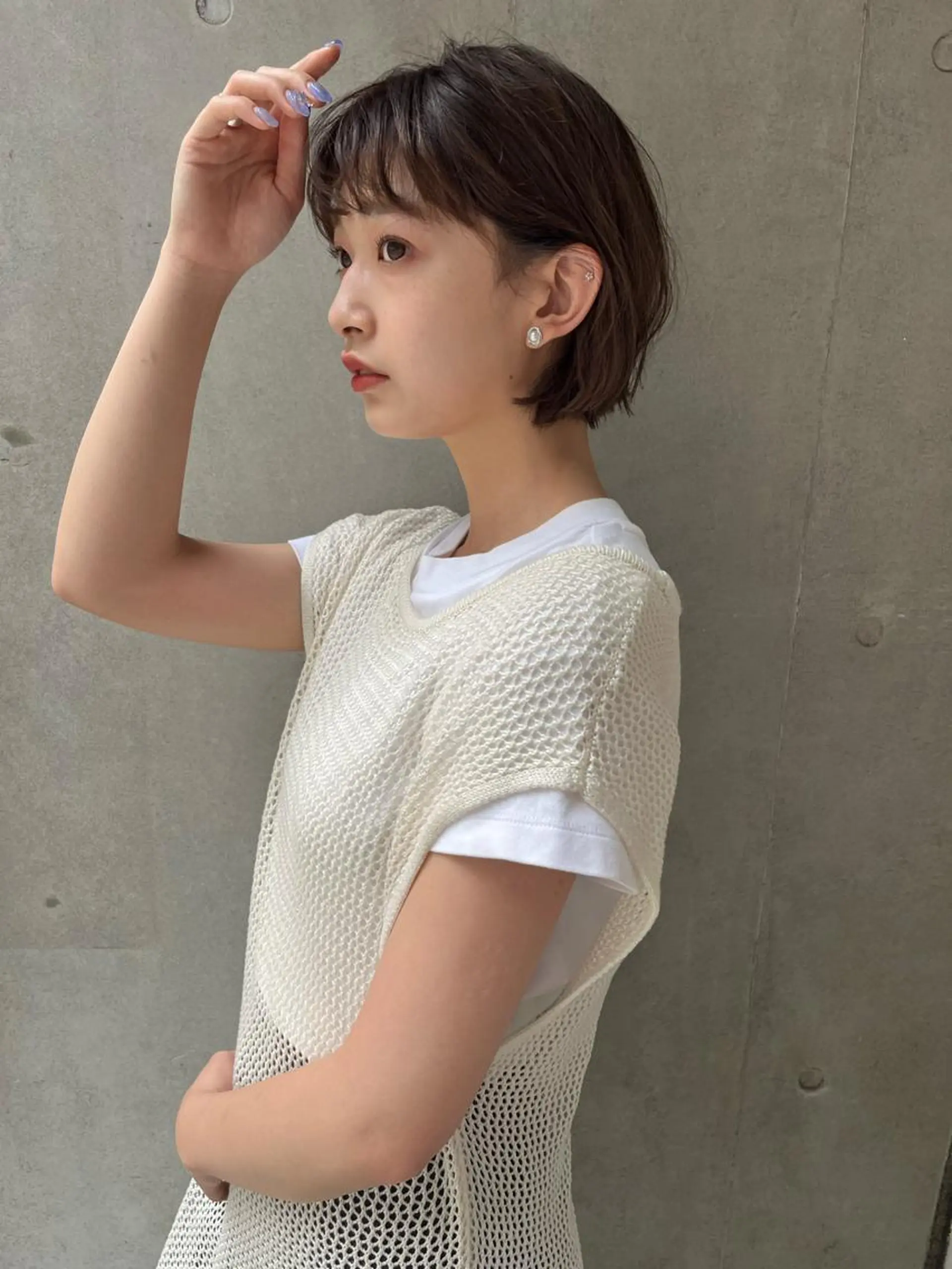 ショート カット ヘアカラー トリートメント 浦和Lond 山本賢人のヘアスタイル