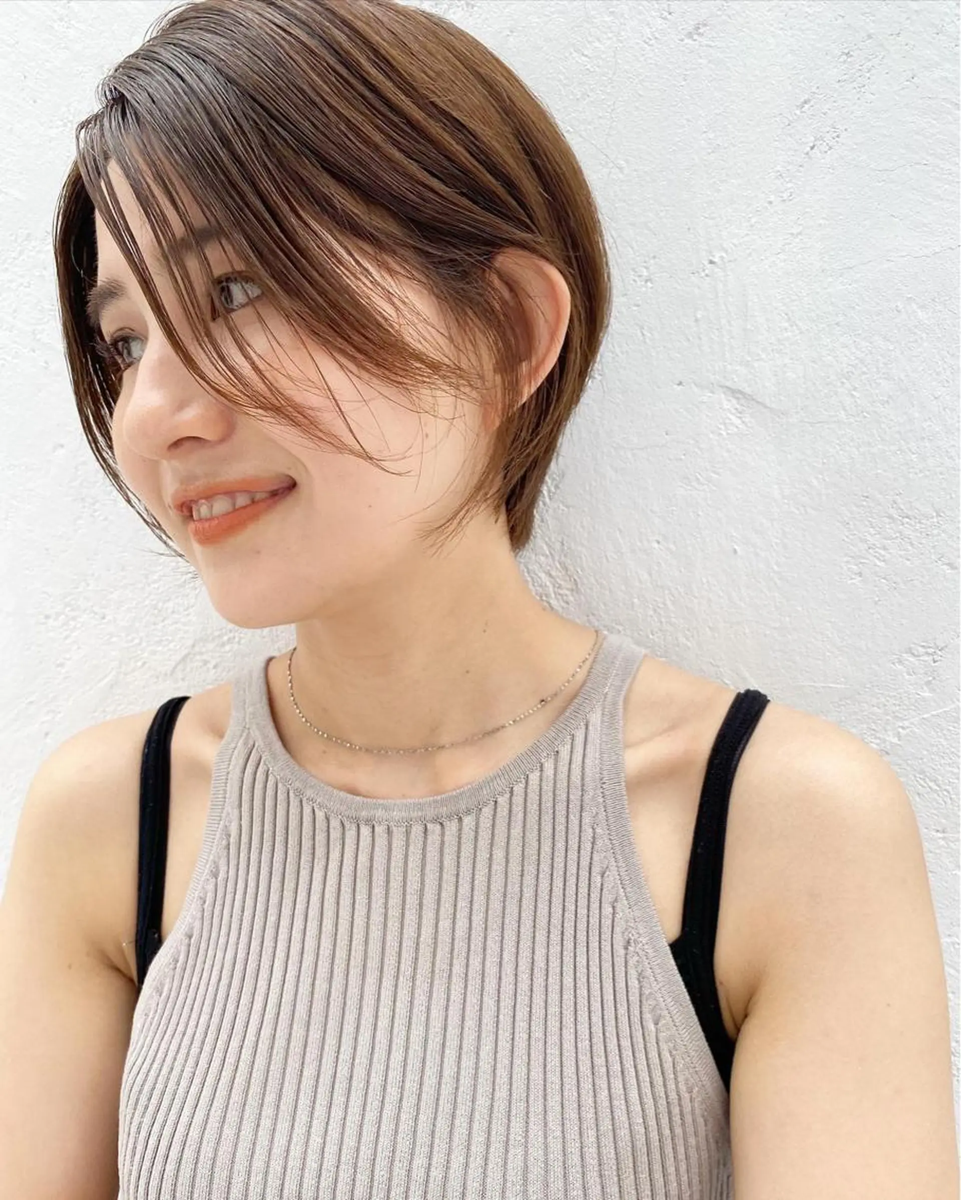 ショート カラー 店長/mao/ 前髪/顔周りカットのヘアスタイル