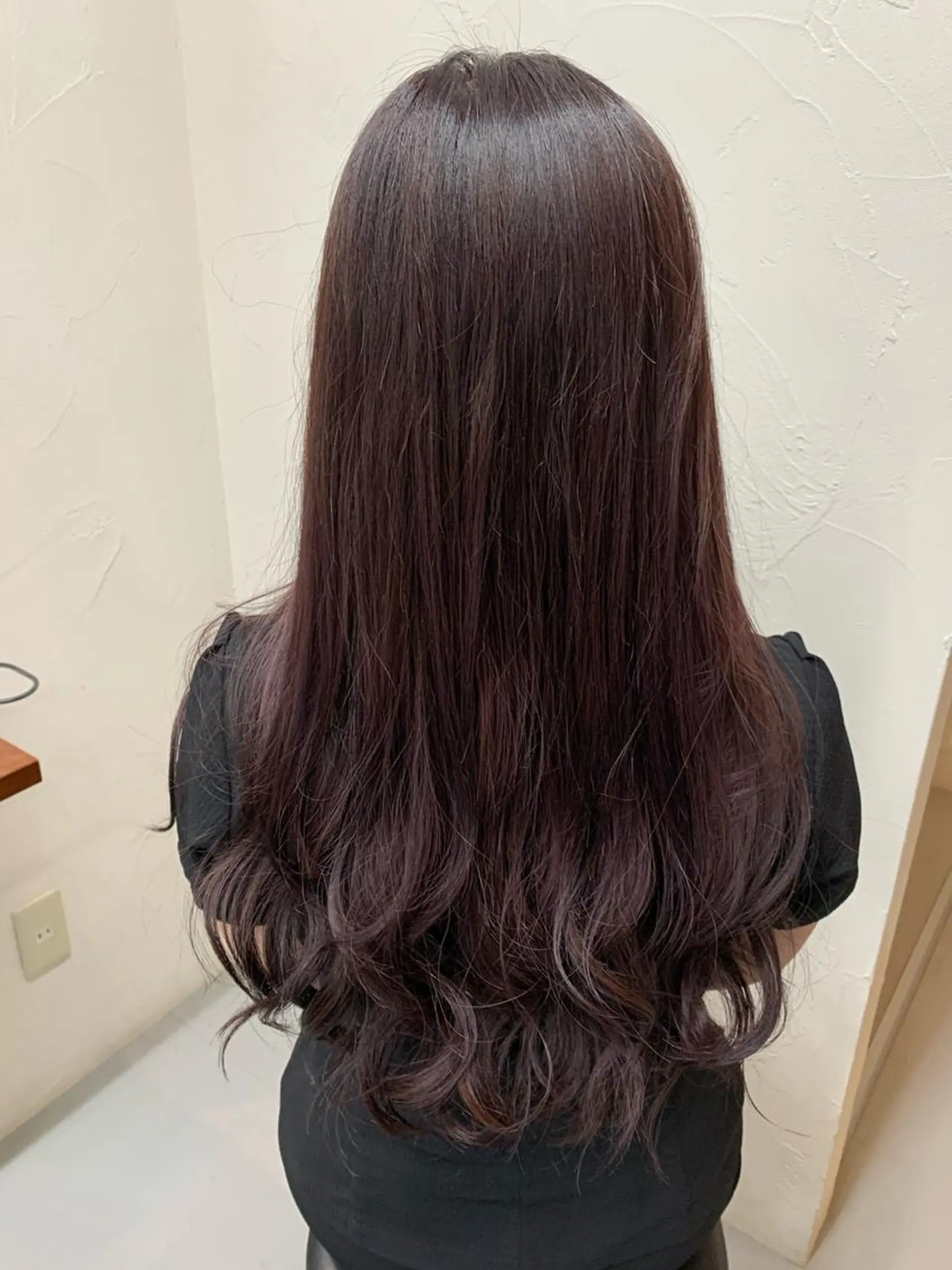 カラー ラベンダーカラー 三好 羽美のヘアスタイル