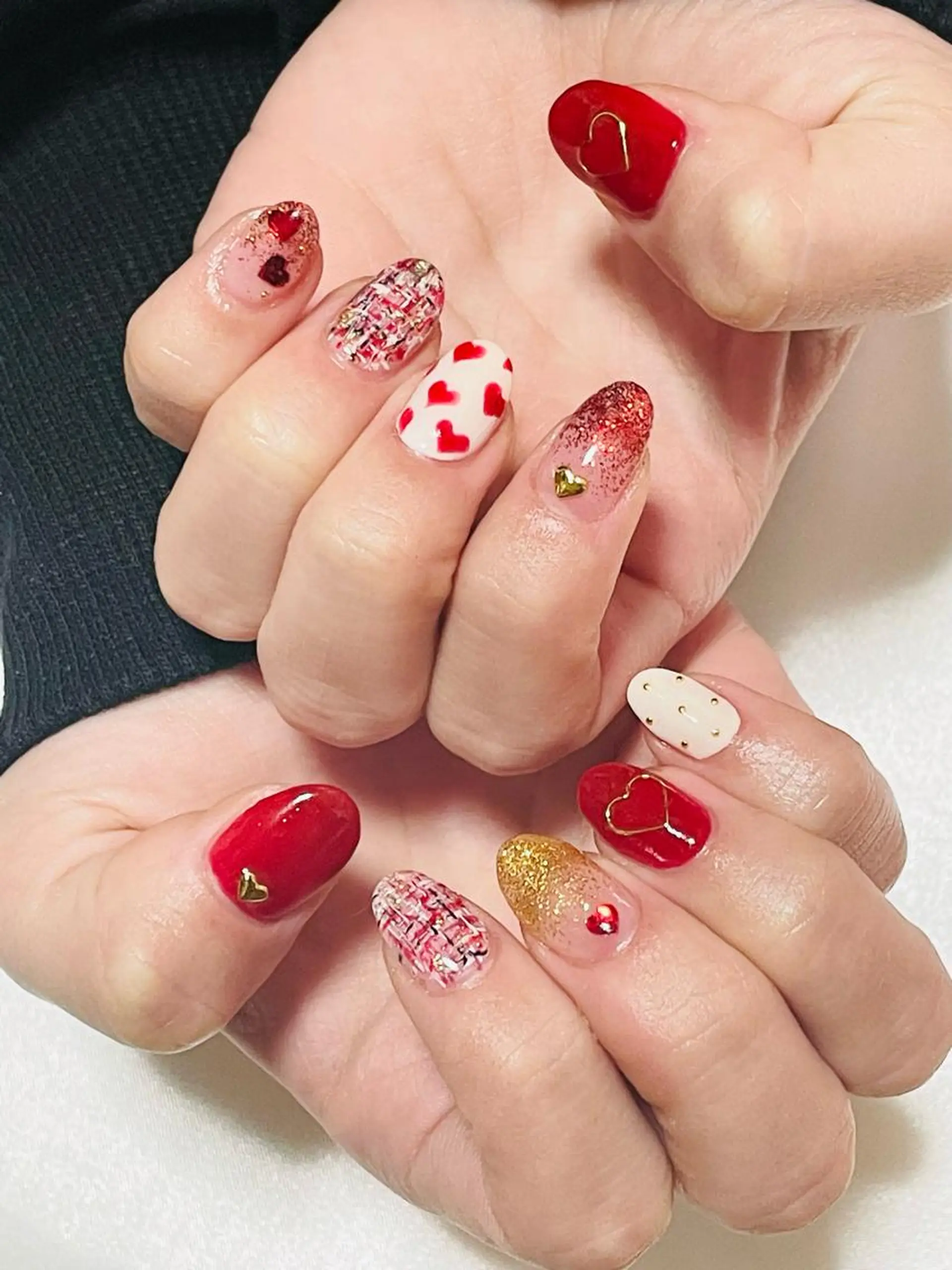 ネイル ハート reward＊安藤 ゆかりのネイルデザイン