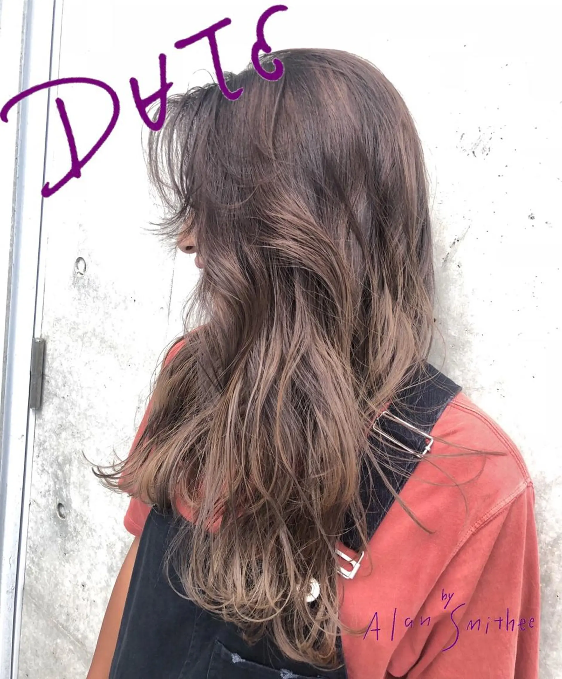 ロング カラー パーマ ヘアアレンジ メンズ キッズ ネイル マツエク・マツパ レイヤー/顔周り 韓国ヘア森田和貴のヘアスタイル