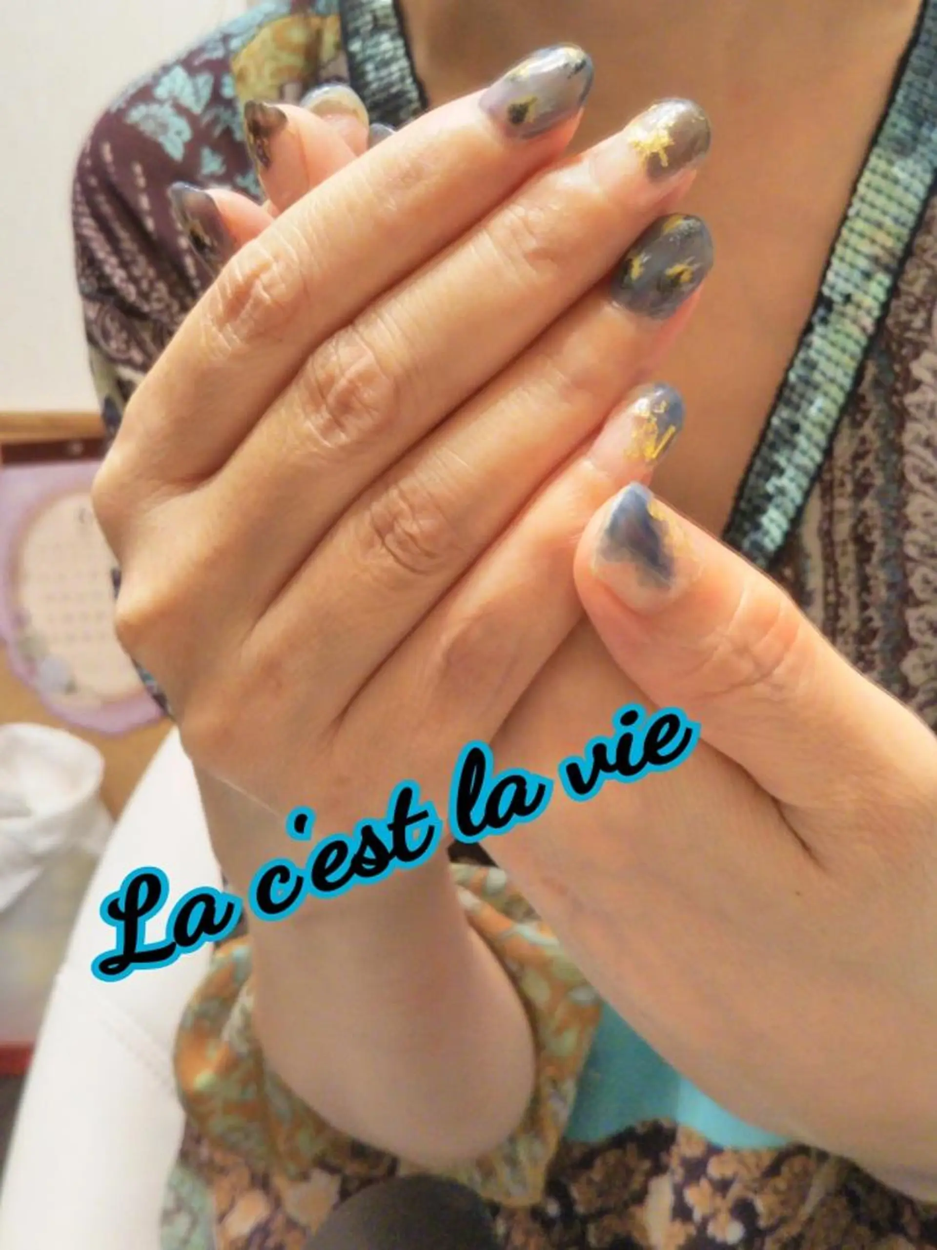 ネイル ニュアンスネイル nailsalon ラセラヴィのネイルデザイン