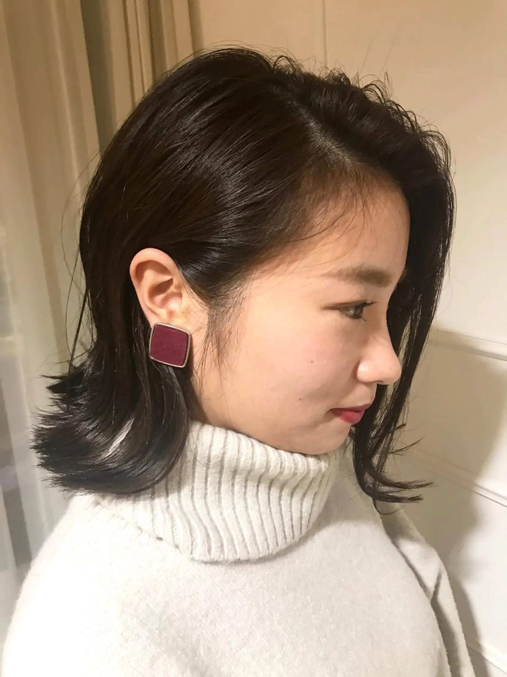 ミディアム カラー 黒神 浩之のヘアスタイル