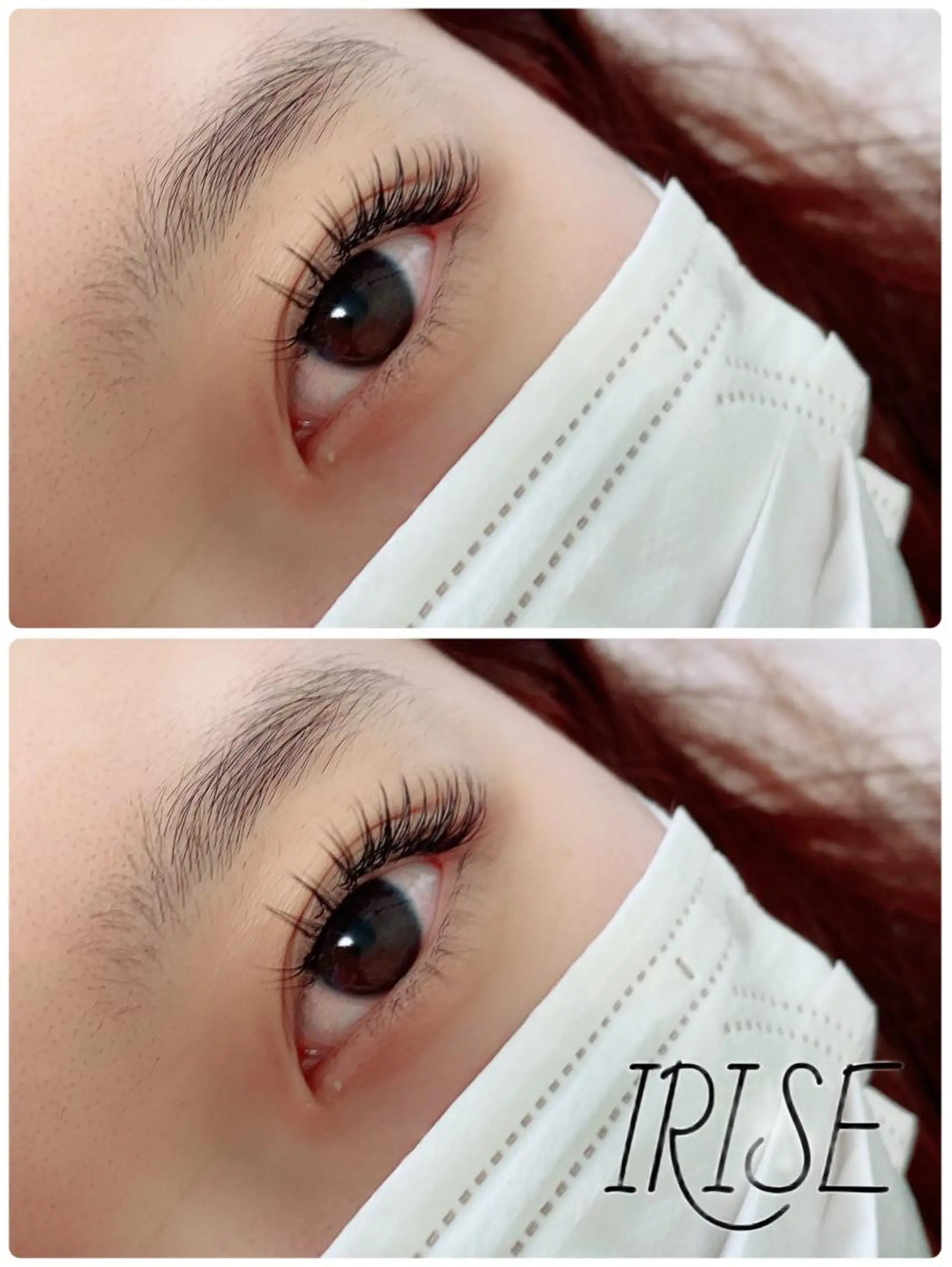 マツエク・マツパ フラットラッシュ ナチュラル salon de   irise所属・salon de iriseのマツエク・マツパデザイン