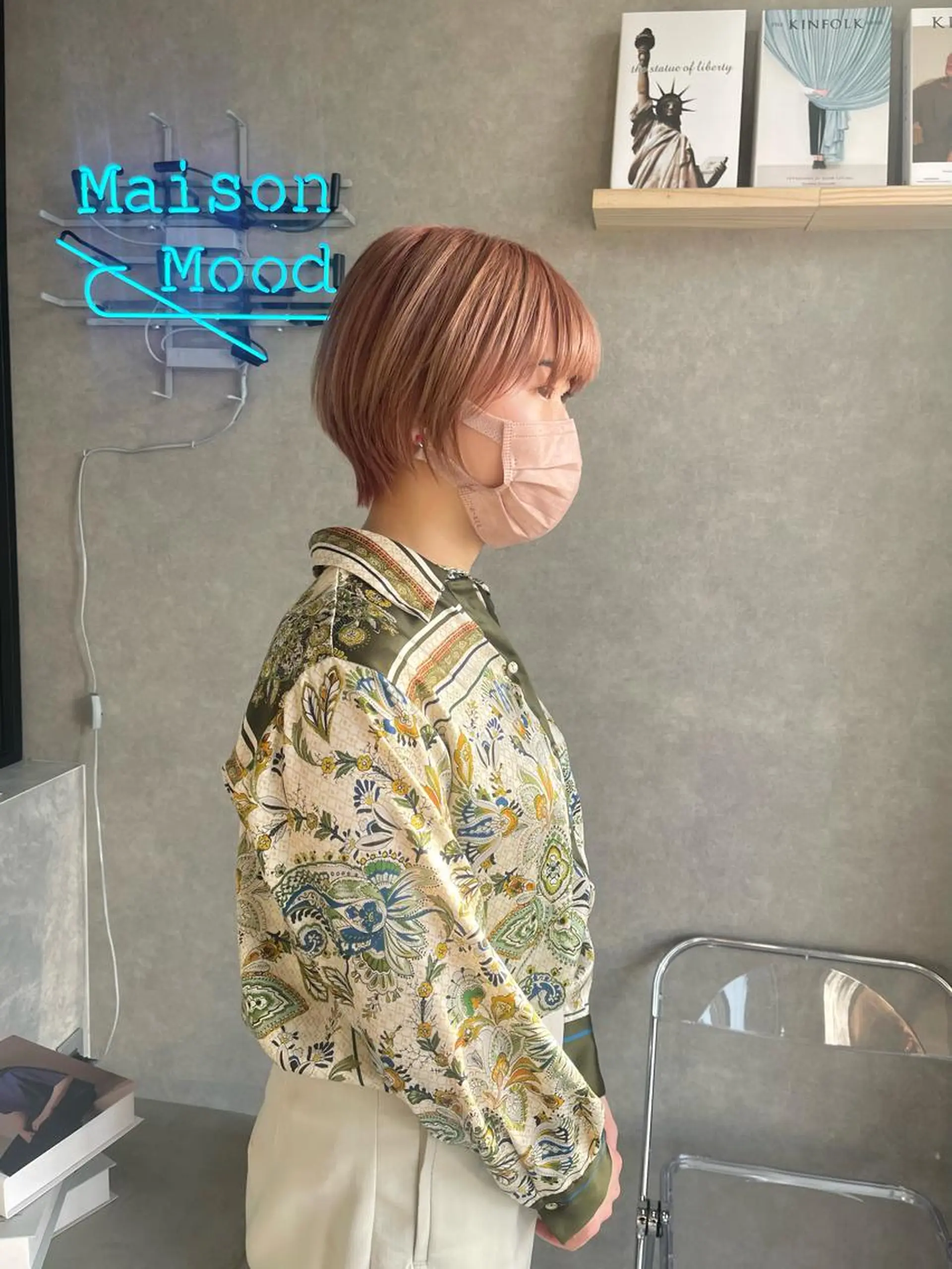 ショート カラー カット ヘアカラー トリートメント 一ノ瀬 暁のヘアスタイル