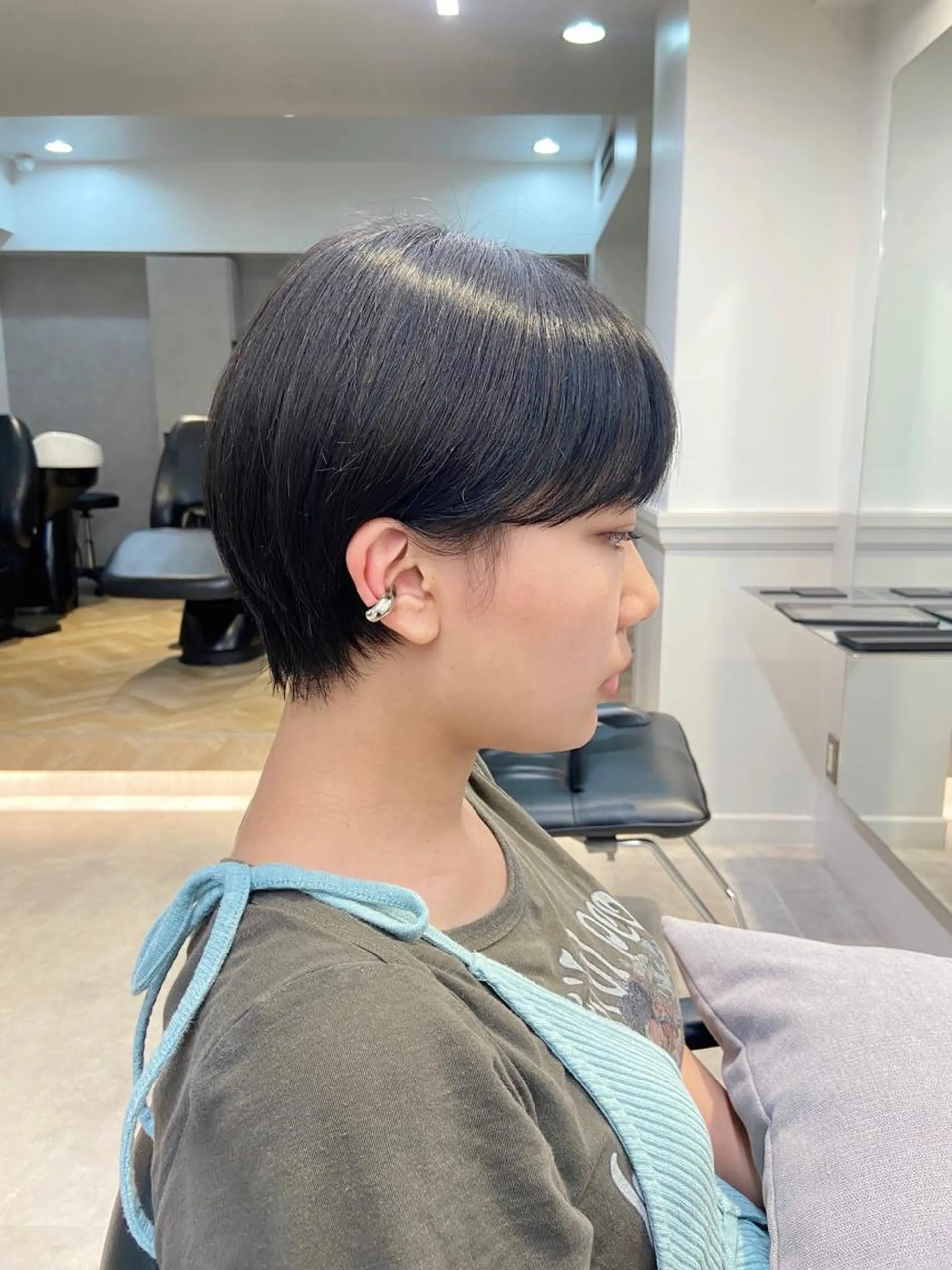 ショート カラー 山下夕月 ショート🫧ボブのヘアスタイル