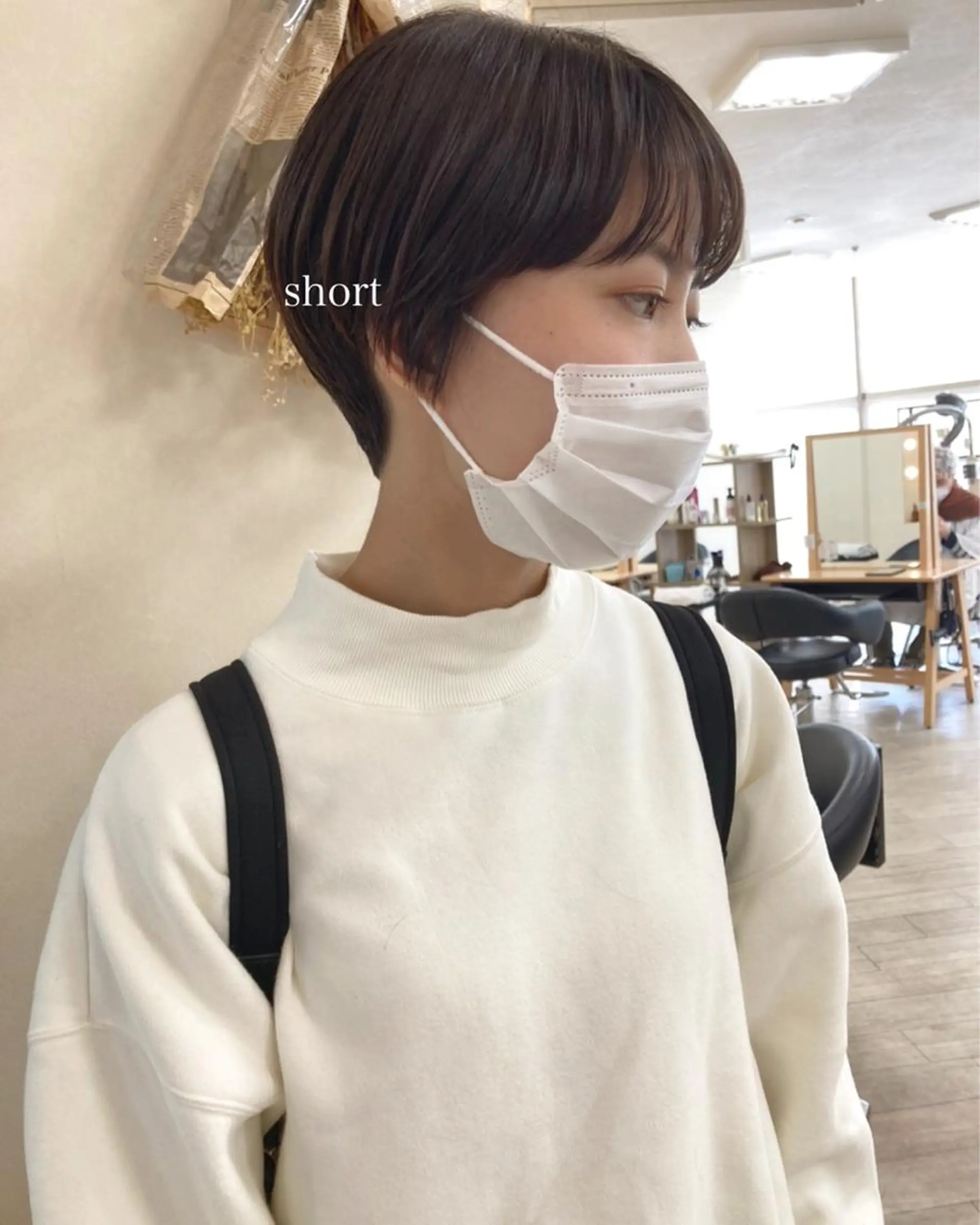 ショート 切りっぱなしボブ ショートボブ ハンサムショート ボブ ショートヘア カット トリートメント 初めてのショート お任せください✂️のヘアスタイル