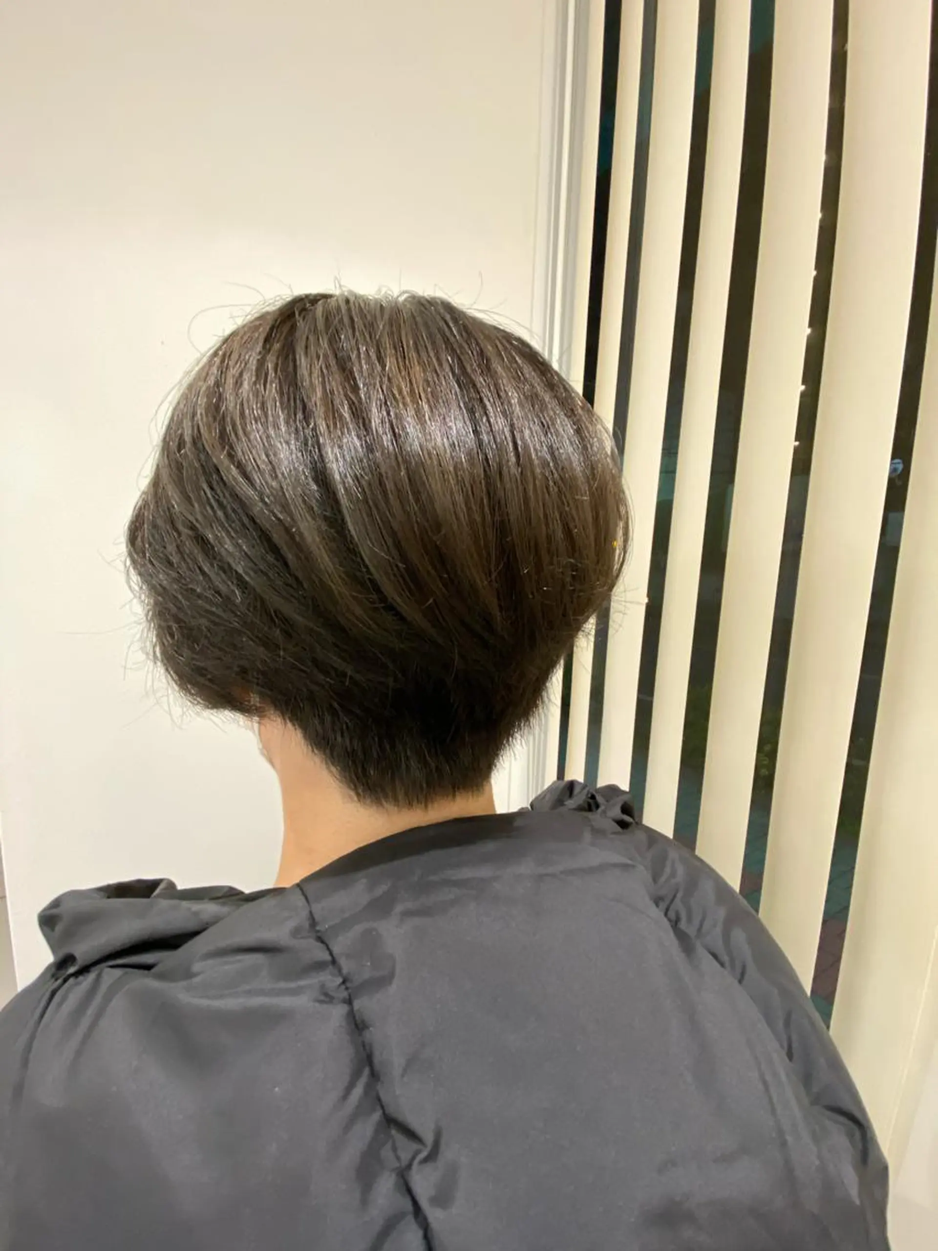 ショート カラー ハンサムショート グレージュ ハイライトカラー ハイライト ショートヘア カット ヘアカラー 髪質改善カラー/店長 宮内秀峰のヘアスタイル