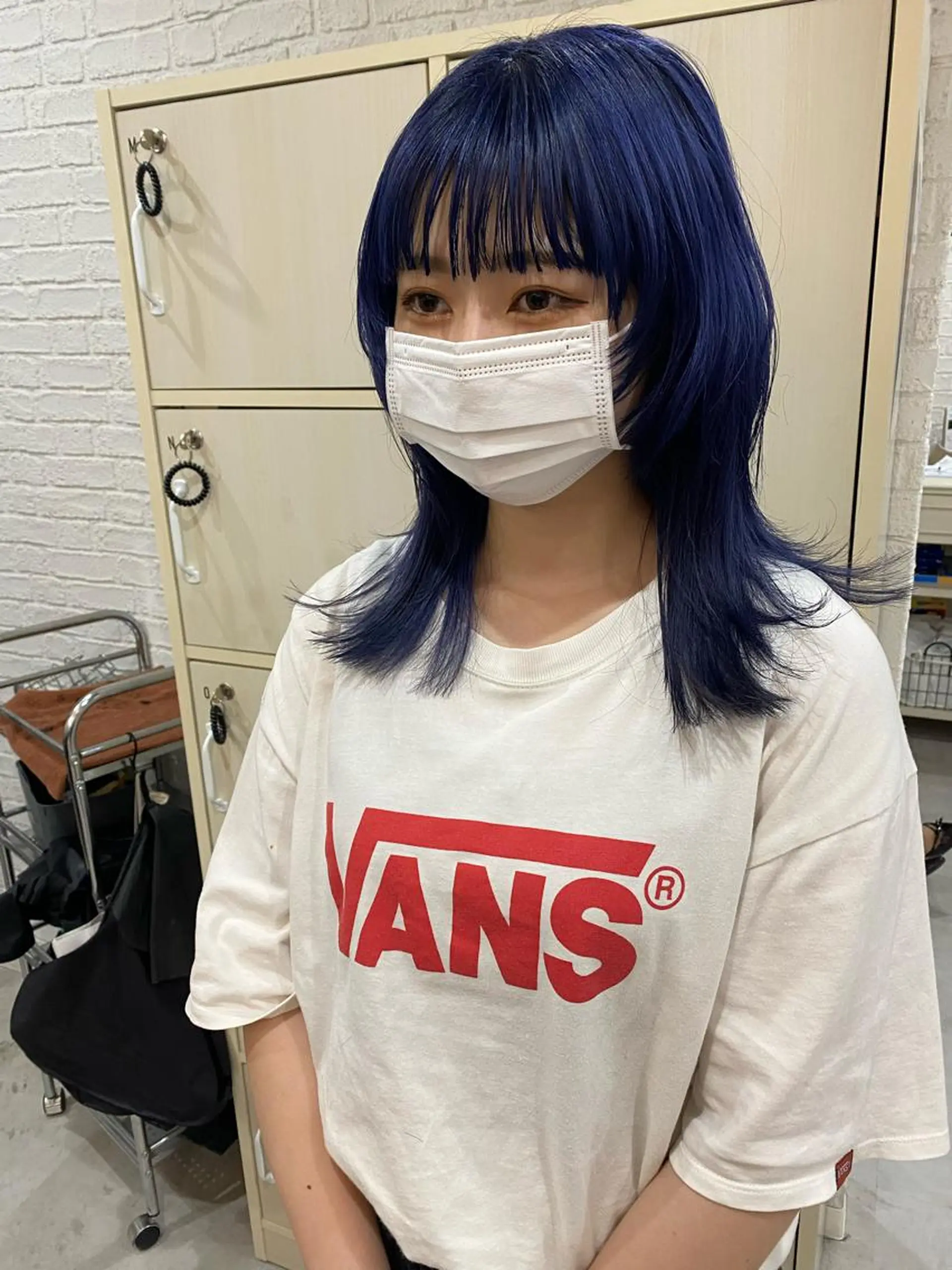 ミディアム カット ヘアカラー FUJII MARINのヘアスタイル