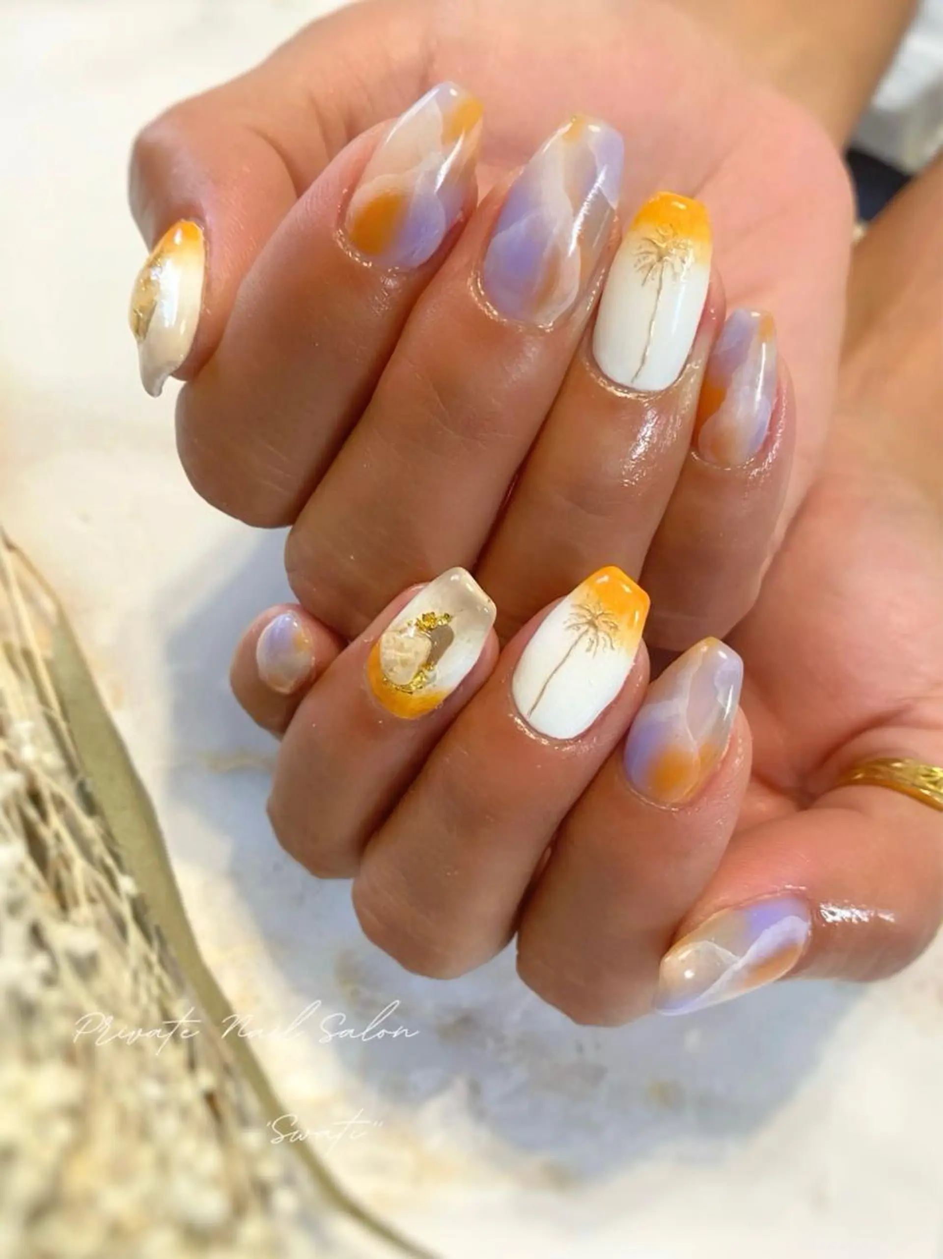 ネイル アートネイル 持ち込み オフィスネイル yuko （ネイリスト）のネイルデザイン