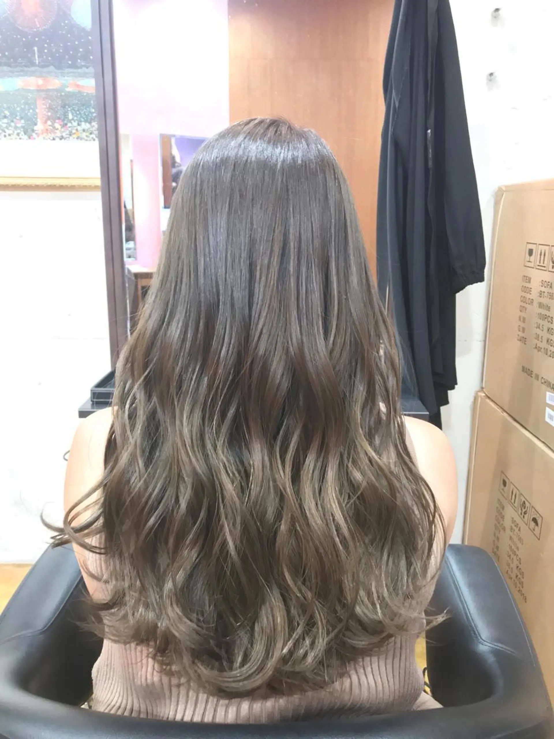 ロング カラー 韓国レイヤーカット★ 小林大樹のヘアスタイル