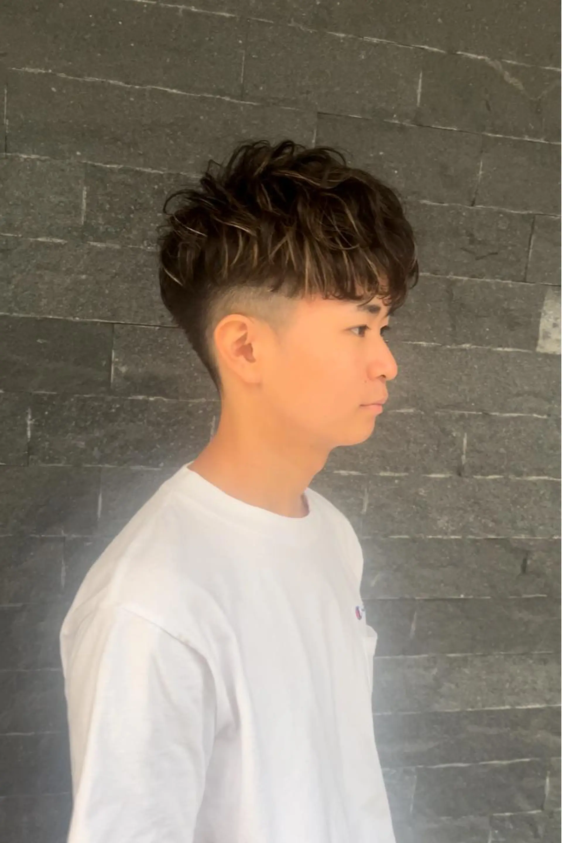 ショート ハイライト カット トリートメント 及川 祐輔のヘアスタイル