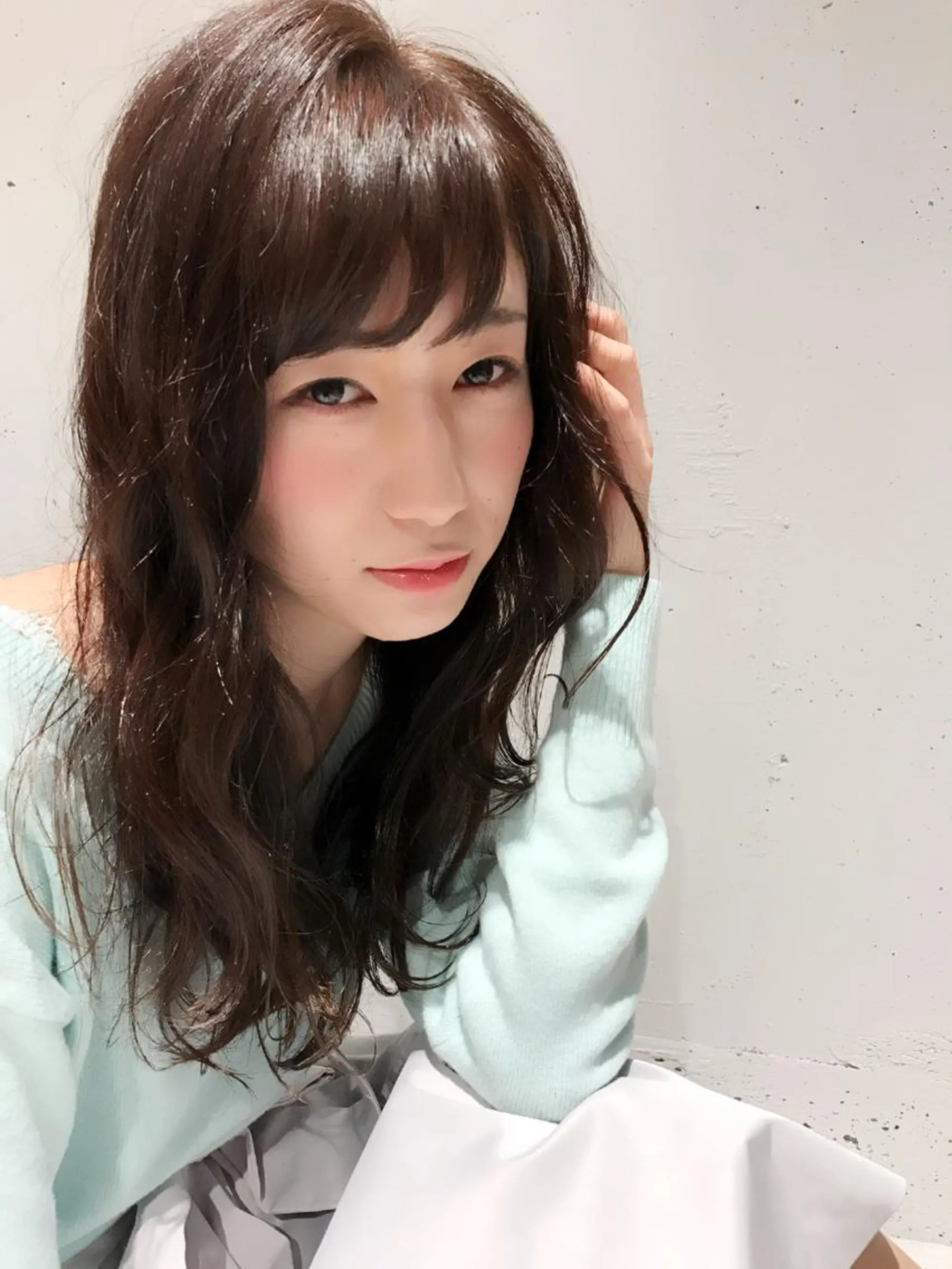 ミディアム セミロング ロング 韓国ヘア 山本勝志のヘアスタイル