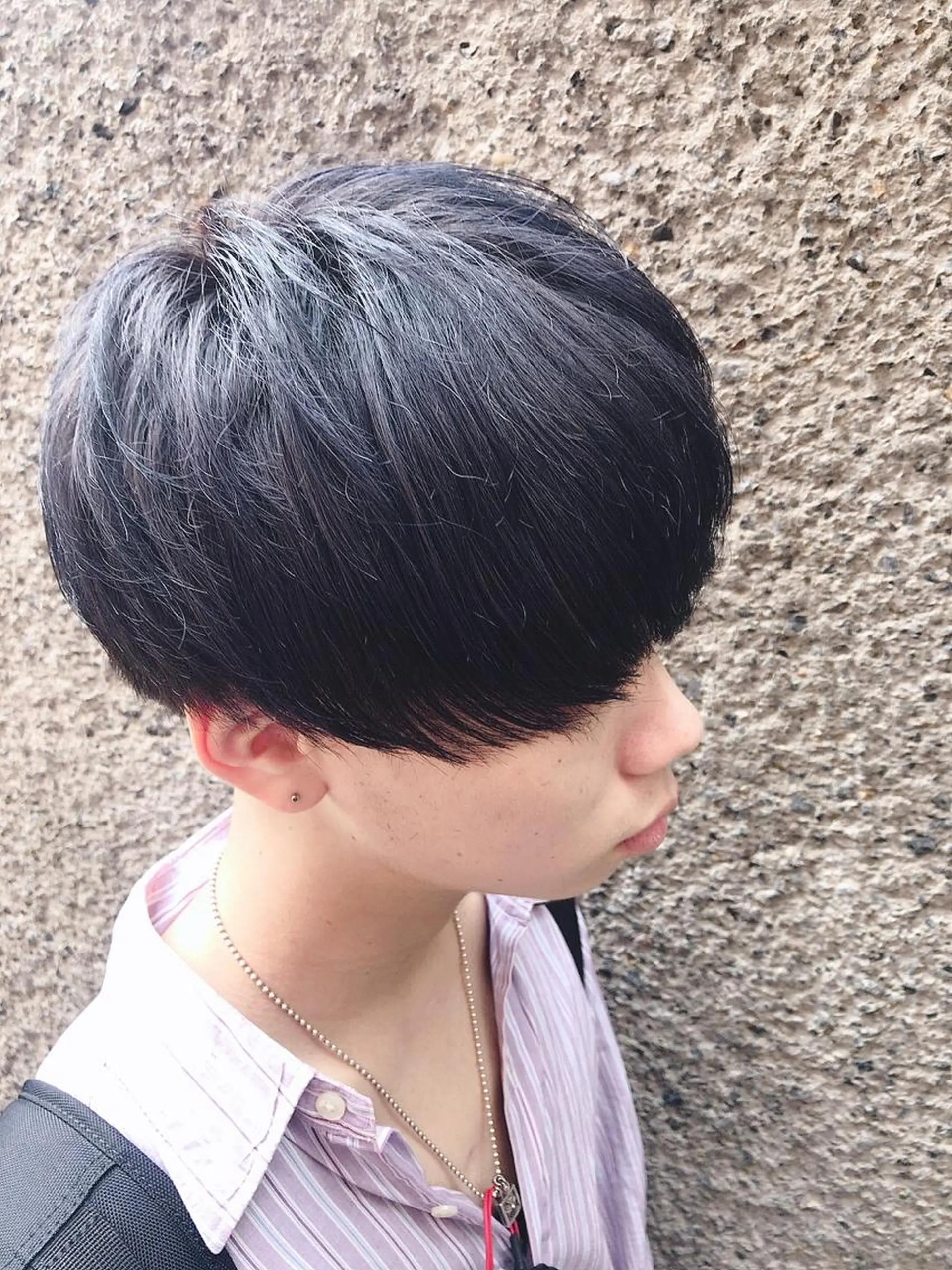 ショート カラー パーマ ヘアアレンジ メンズ アッシュ アッシュグレー アッシュグレージュ グレージュ カット ヘアカラー ちこ .のヘアスタイル