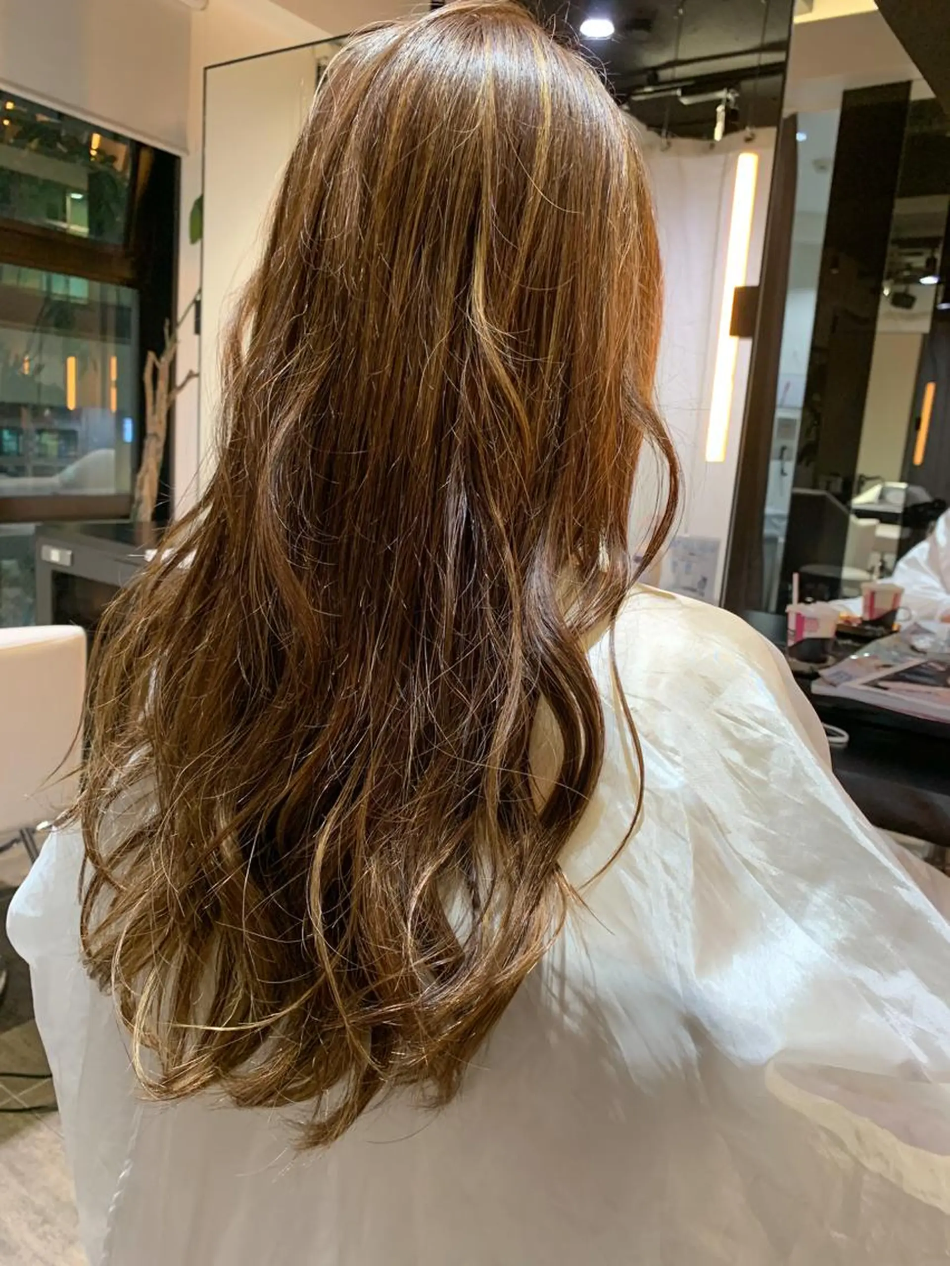 ロング ヘアカラー トリートメント 新宿/ 田口雄大のヘアスタイル
