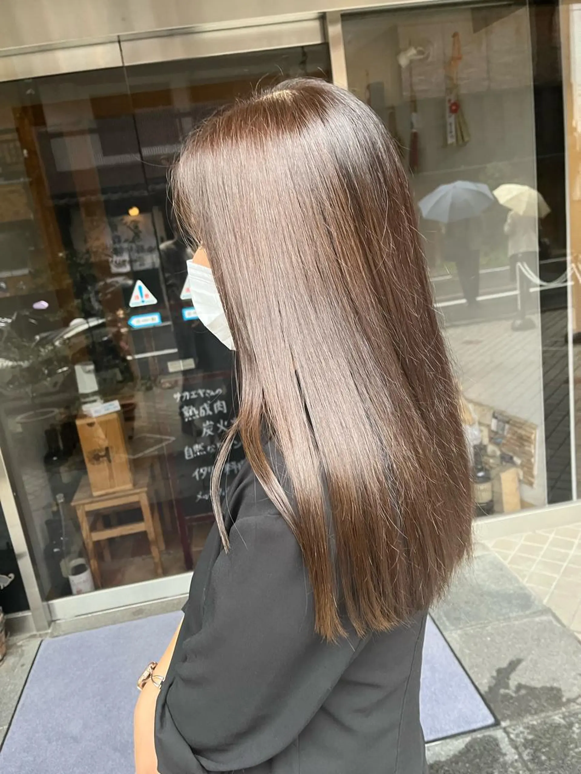 ロング カラー ブラウンカラー 透明感カラー カット トリートメント HIYOSHI　✂︎ 艶髪職人のヘアスタイル