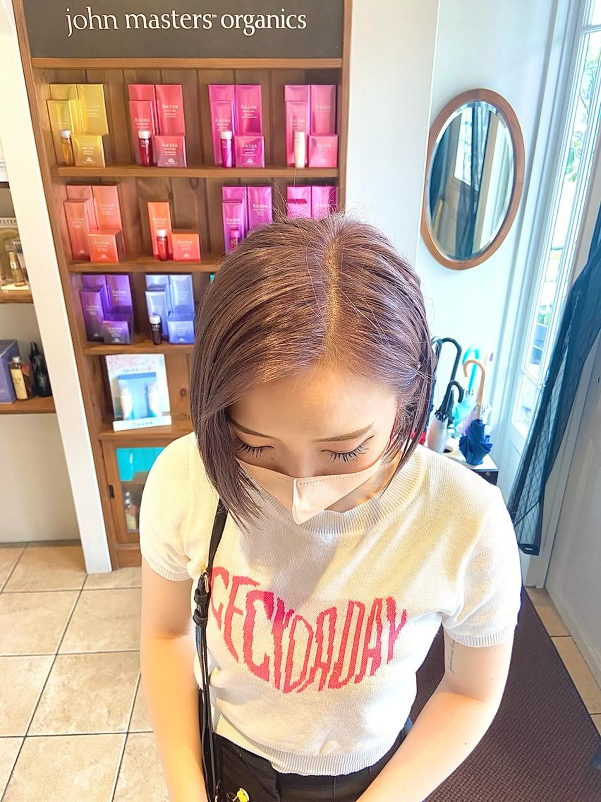 ショート カラー ヘアカラー トリートメント 透明感カラー🎀 tasty/makoのヘアスタイル