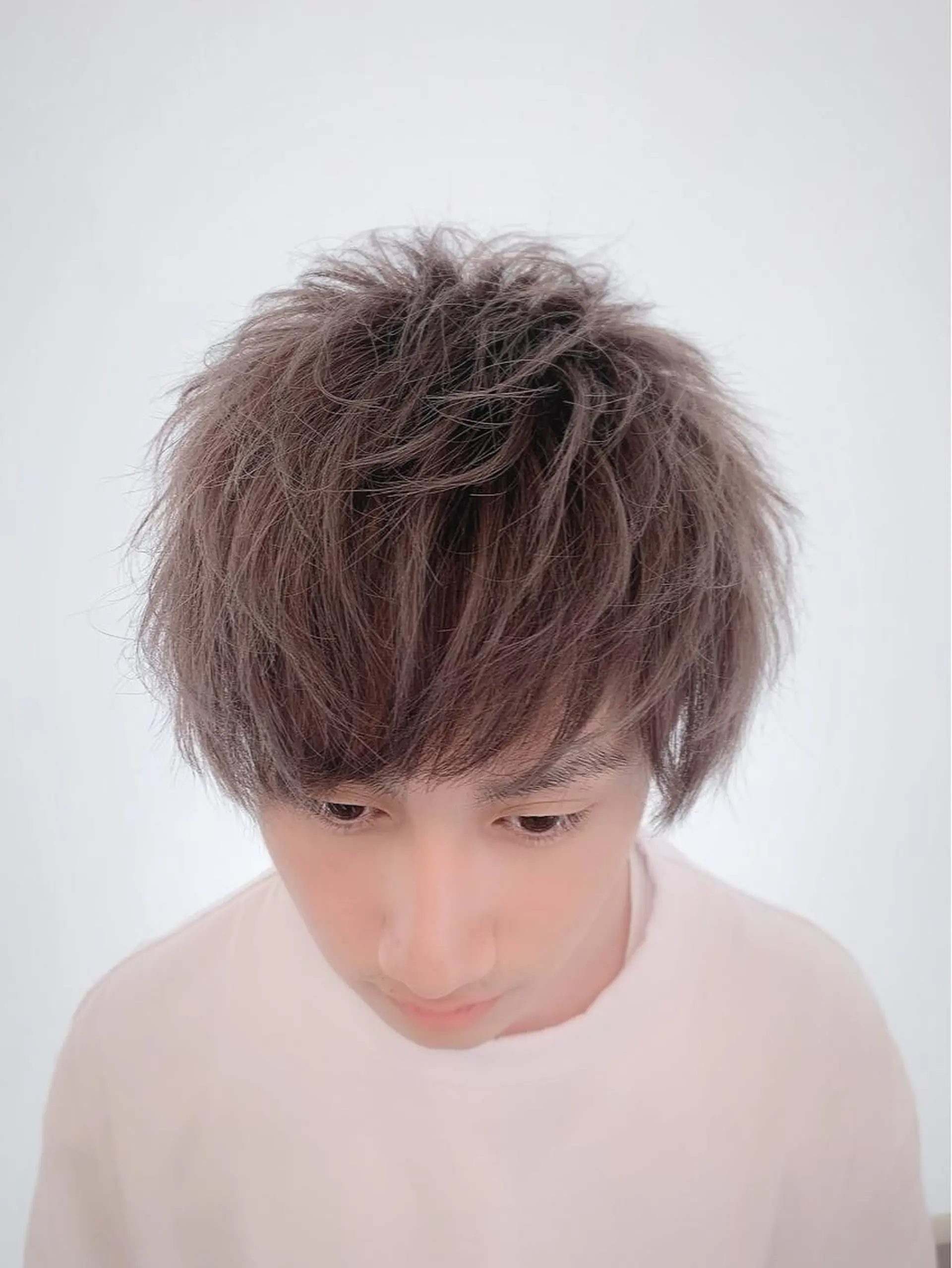 ショート カラー メンズ メンズブリーチ アディクシーカラー ブリーチ 美髪矯正・髪質改善 【中村吉孝】のヘアスタイル