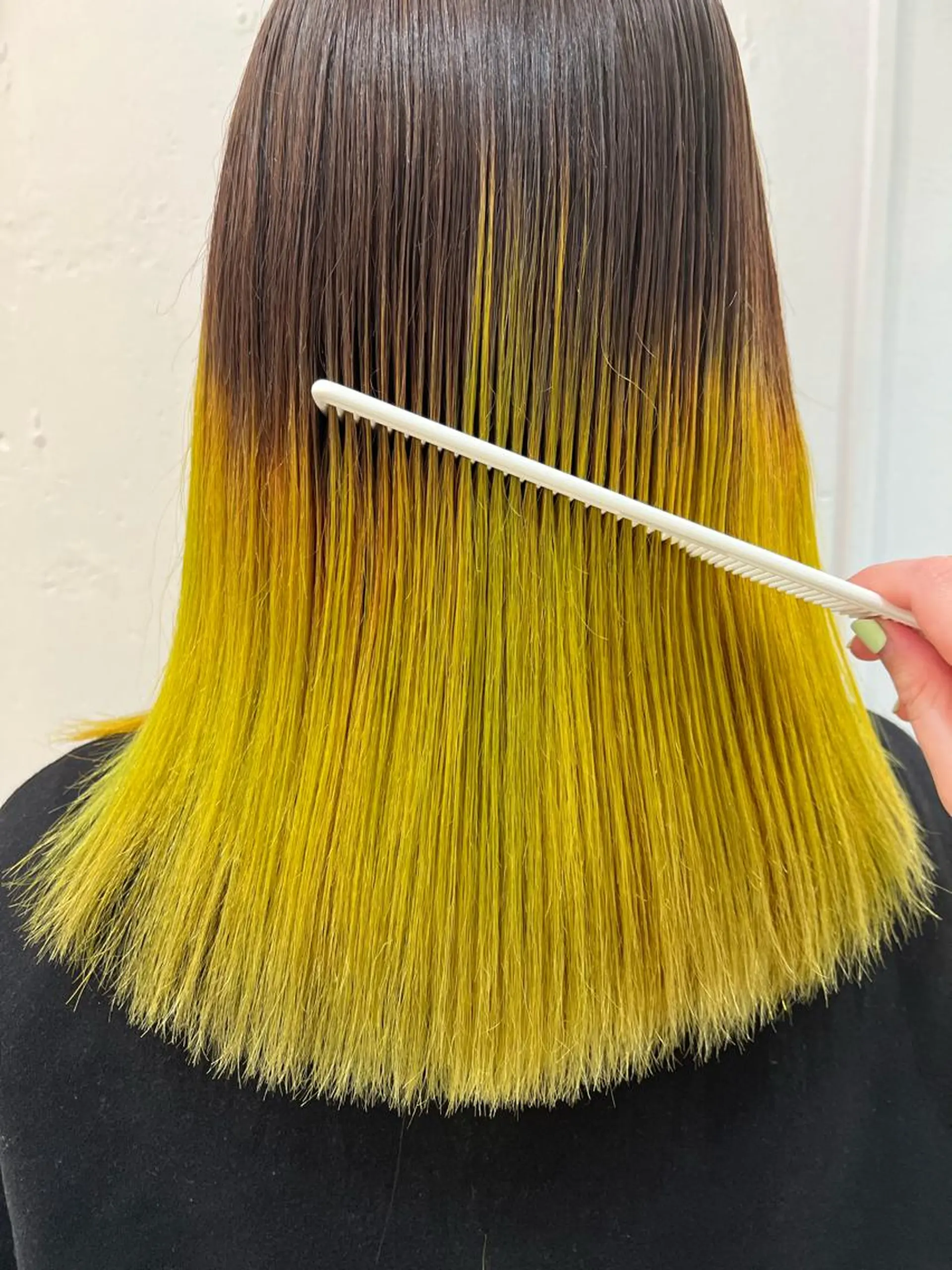 カラー ヘアカラー ブリーチカラー🎀 韓国風/寺門美優のヘアスタイル