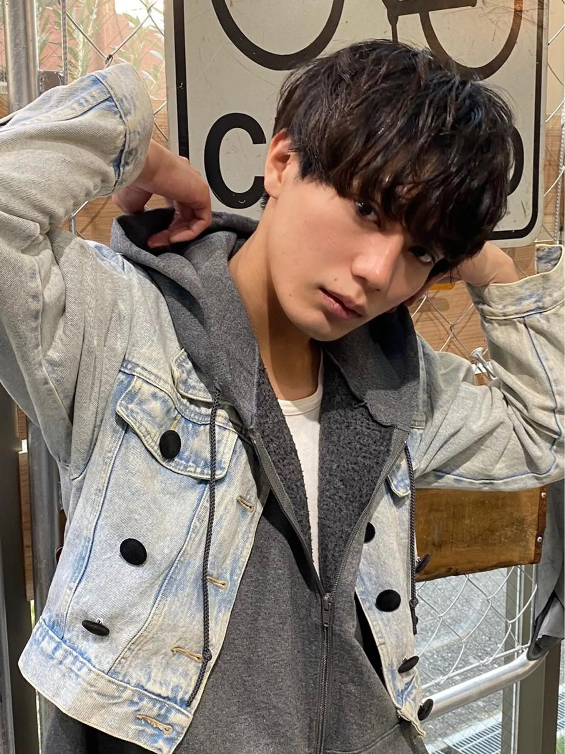 ショート パーマ メンズ i muのヘアスタイル