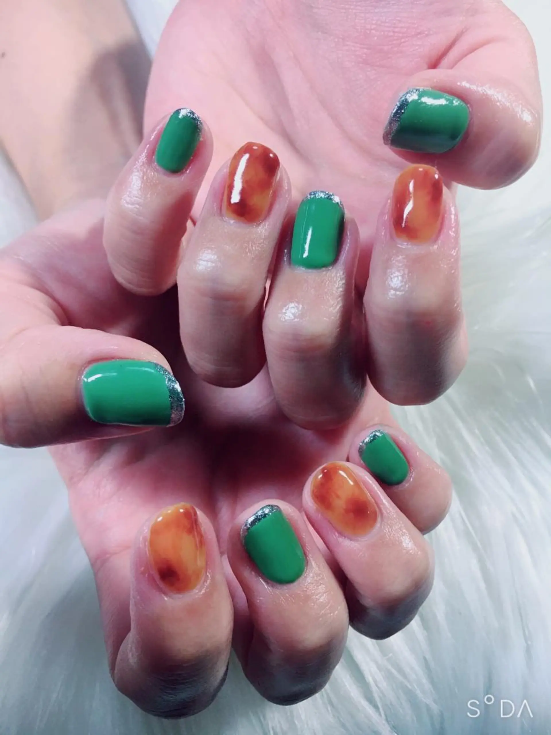 ネイル べっ甲ネイル miwa ミワのネイルデザイン