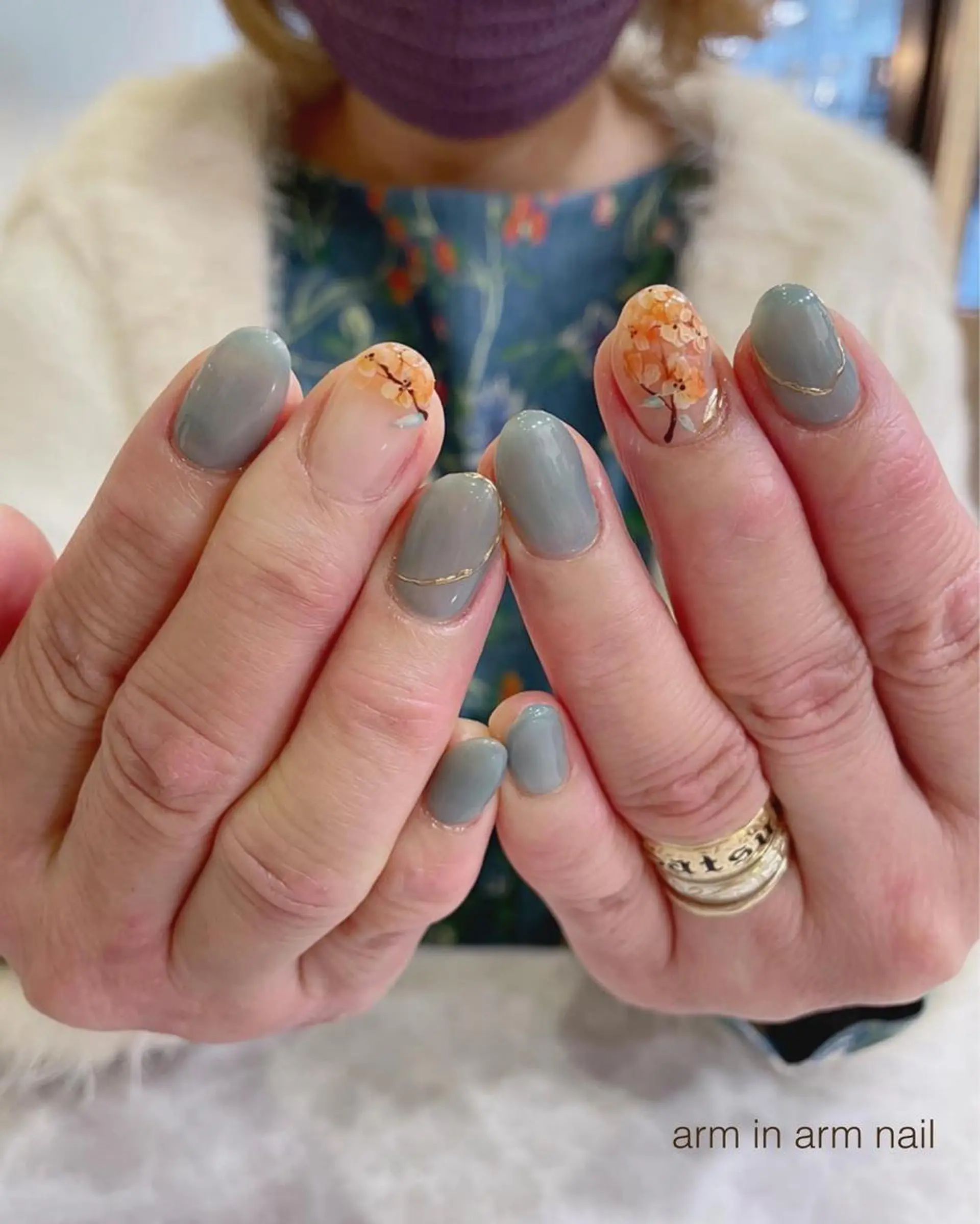ネイル arm in arm ︎✿Yamamotoのマツエク・マツパデザイン