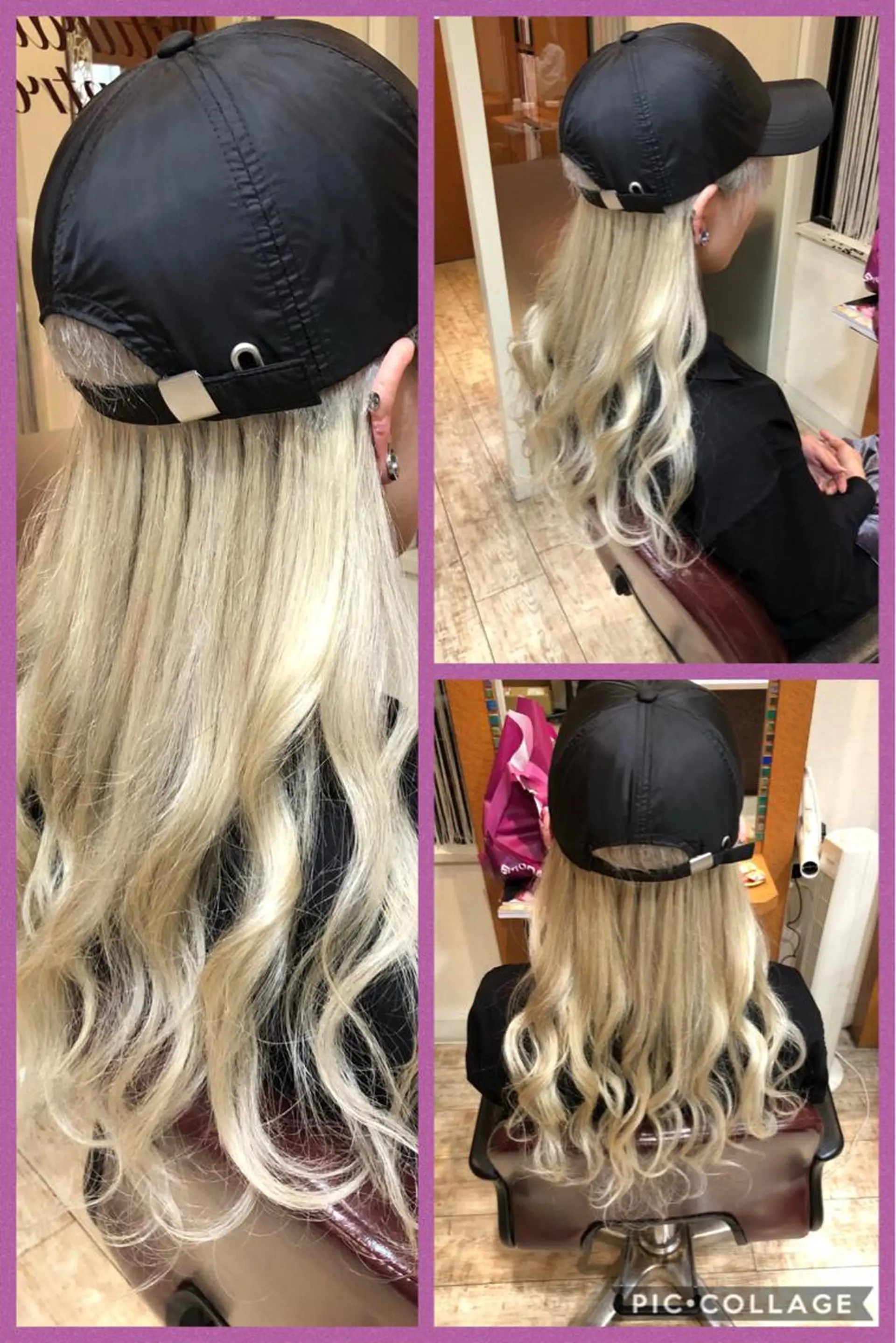 ロング カラー ブロンド ボブ エクステ 100%髪質改善特化 TRUNSのヘアスタイル