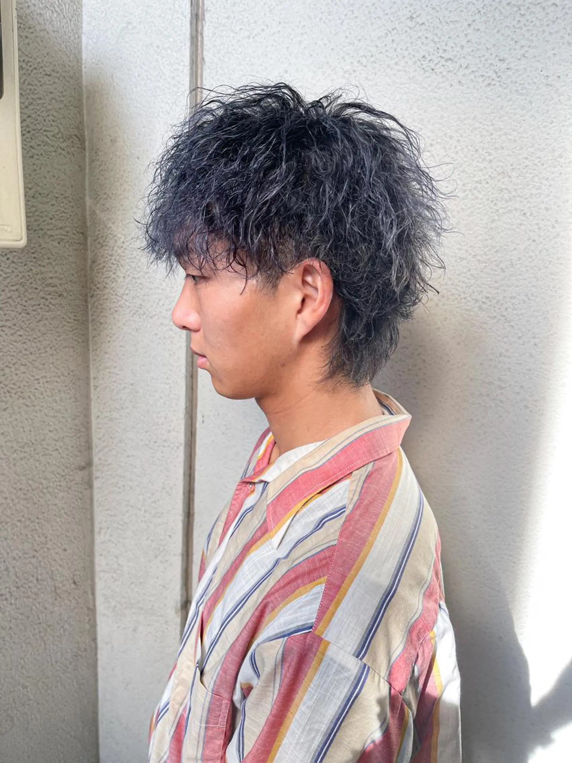 メンズ メンズウルフカット ウルフカット カット パーマ 森本裕/オーナー/ スパイラルパーマのヘアスタイル