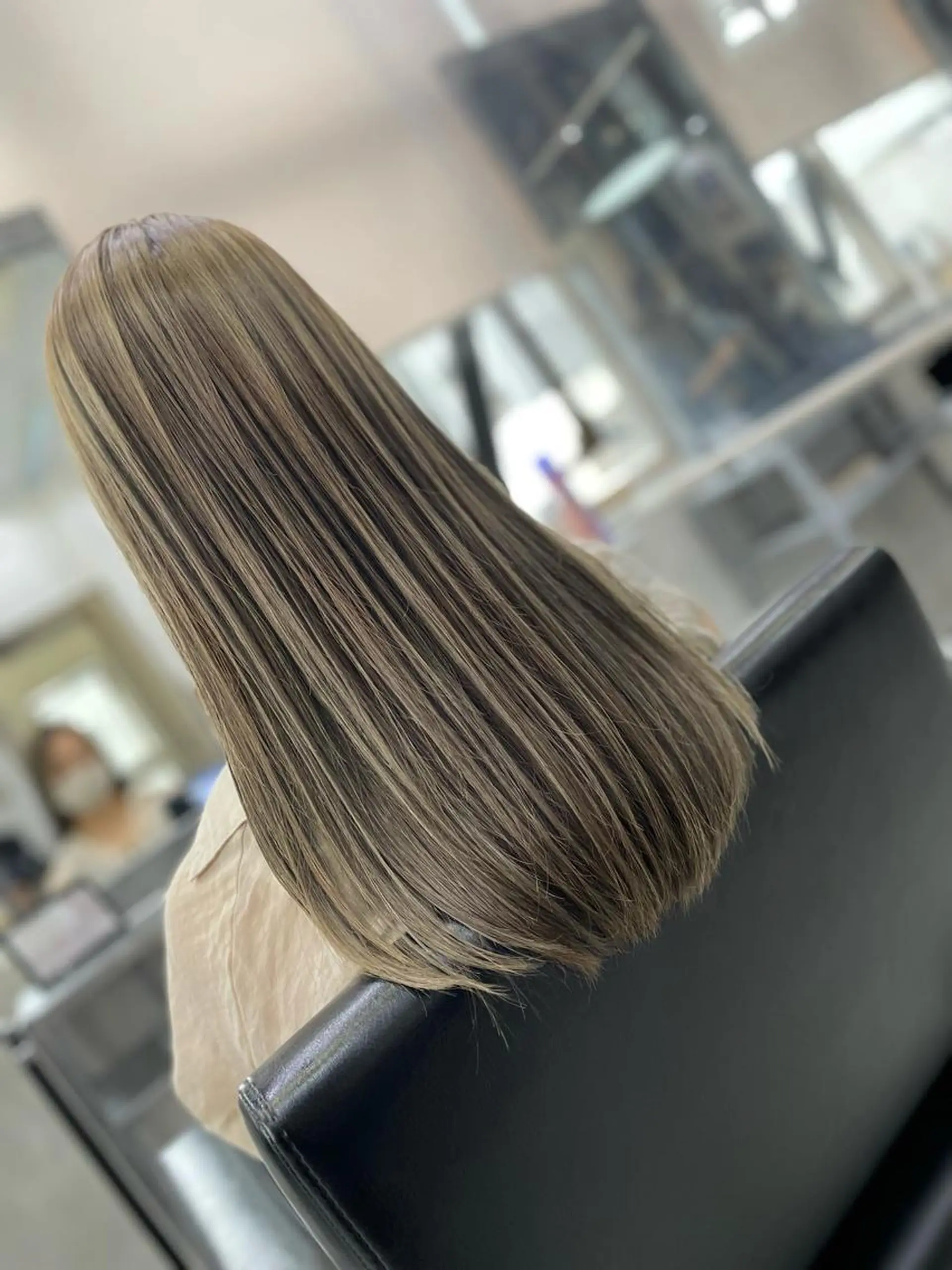 セミロング カラー ヘアアレンジ VIM hairおもろまち店のヘアスタイル