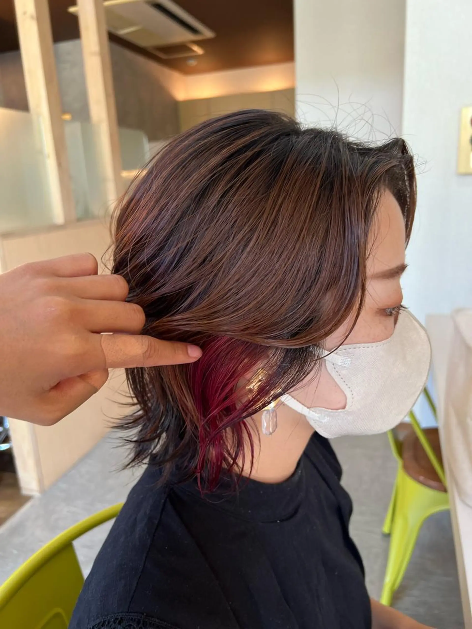 ミディアム カラー ヘアカラー 🌻井上 マリー🌻のヘアスタイル