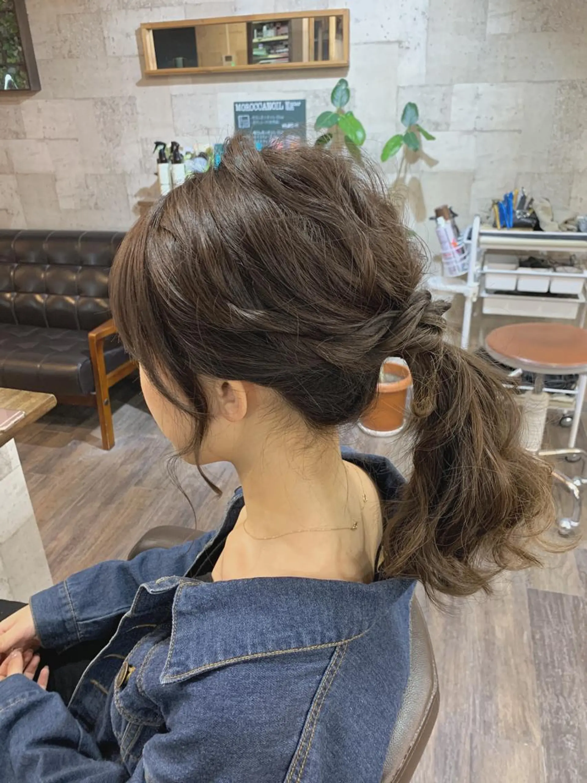 ヘアアレンジ ポニーテール B E C H I C O〔べち子〕のヘアスタイル