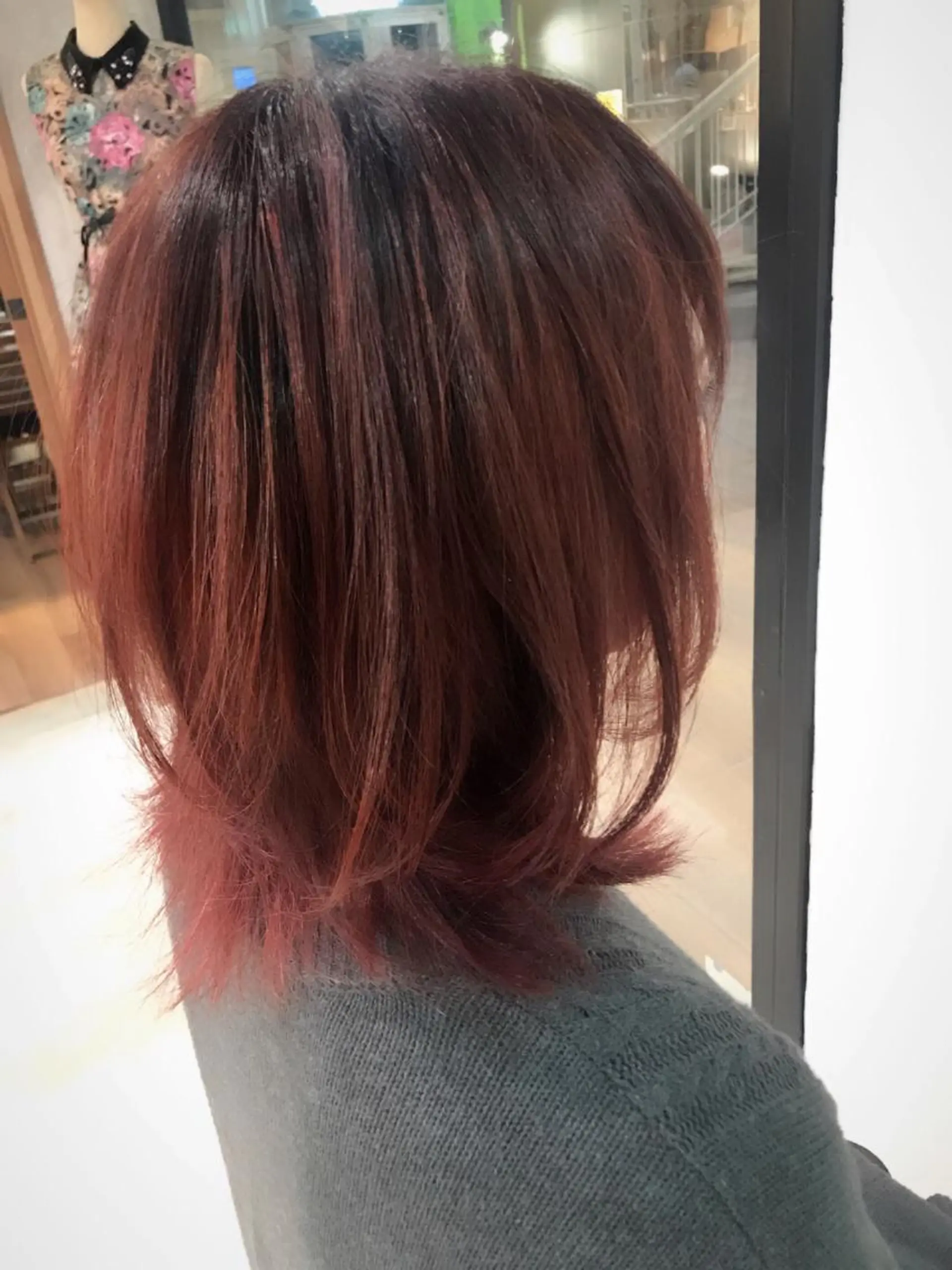 ミディアム カラー ラベンダーカラー 松村 崇弘のヘアスタイル