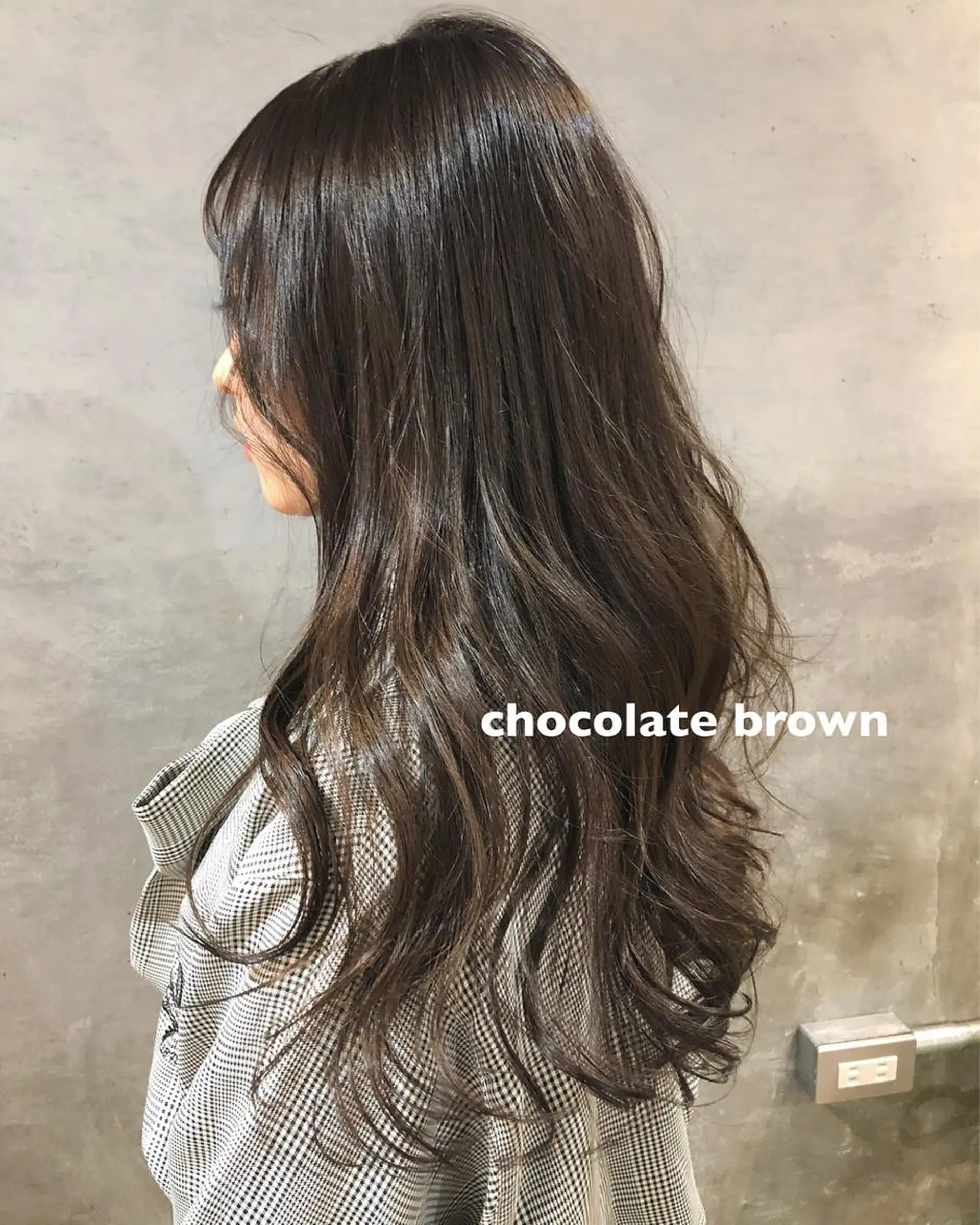 ロング カラー カット 縮毛矯正 ツキノキ ミナのヘアスタイル