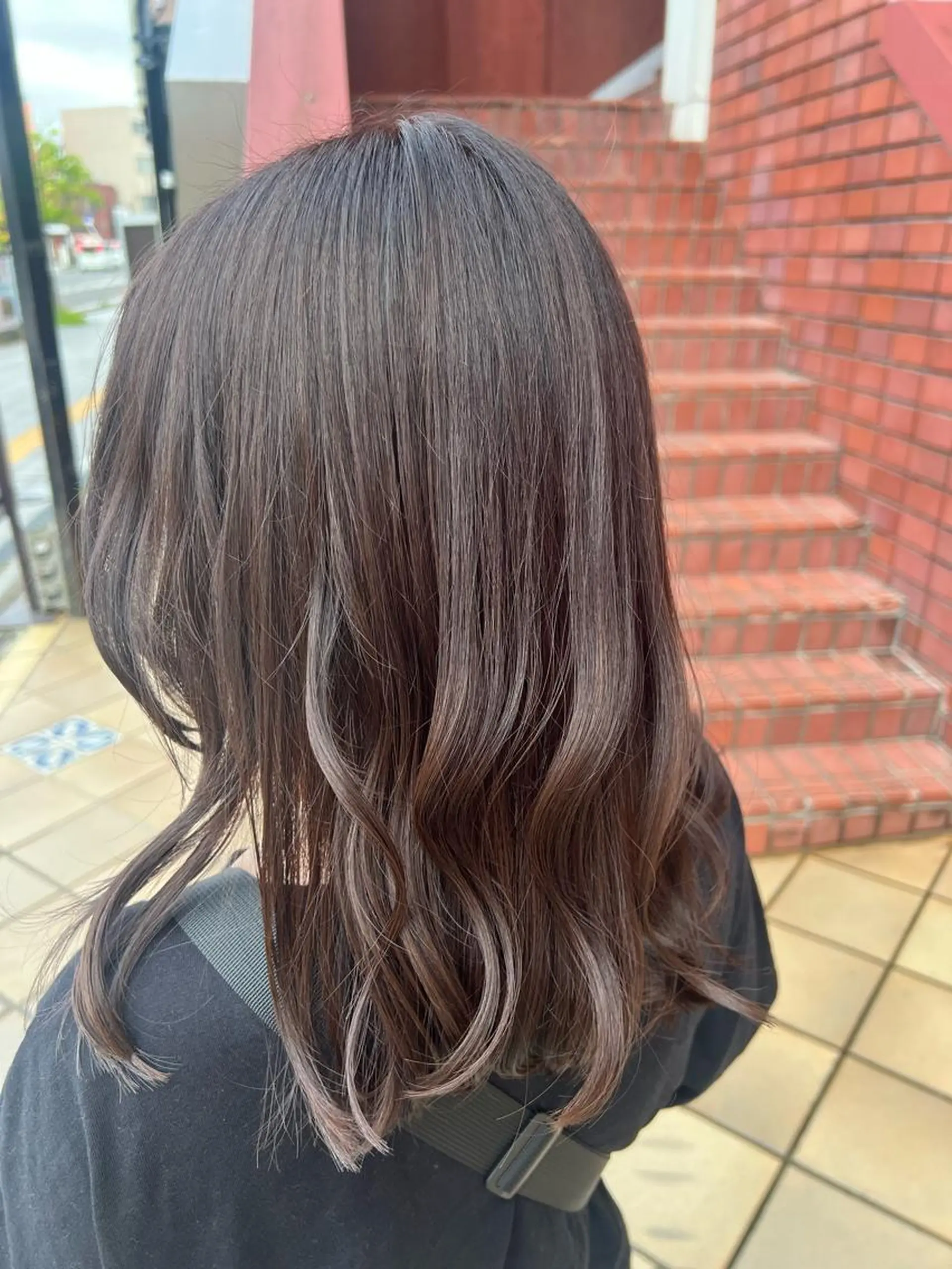 ミディアム カラー ラベンダーカラー ラベンダーグレー 藤川 瑛梨奈のマツエク・マツパデザイン