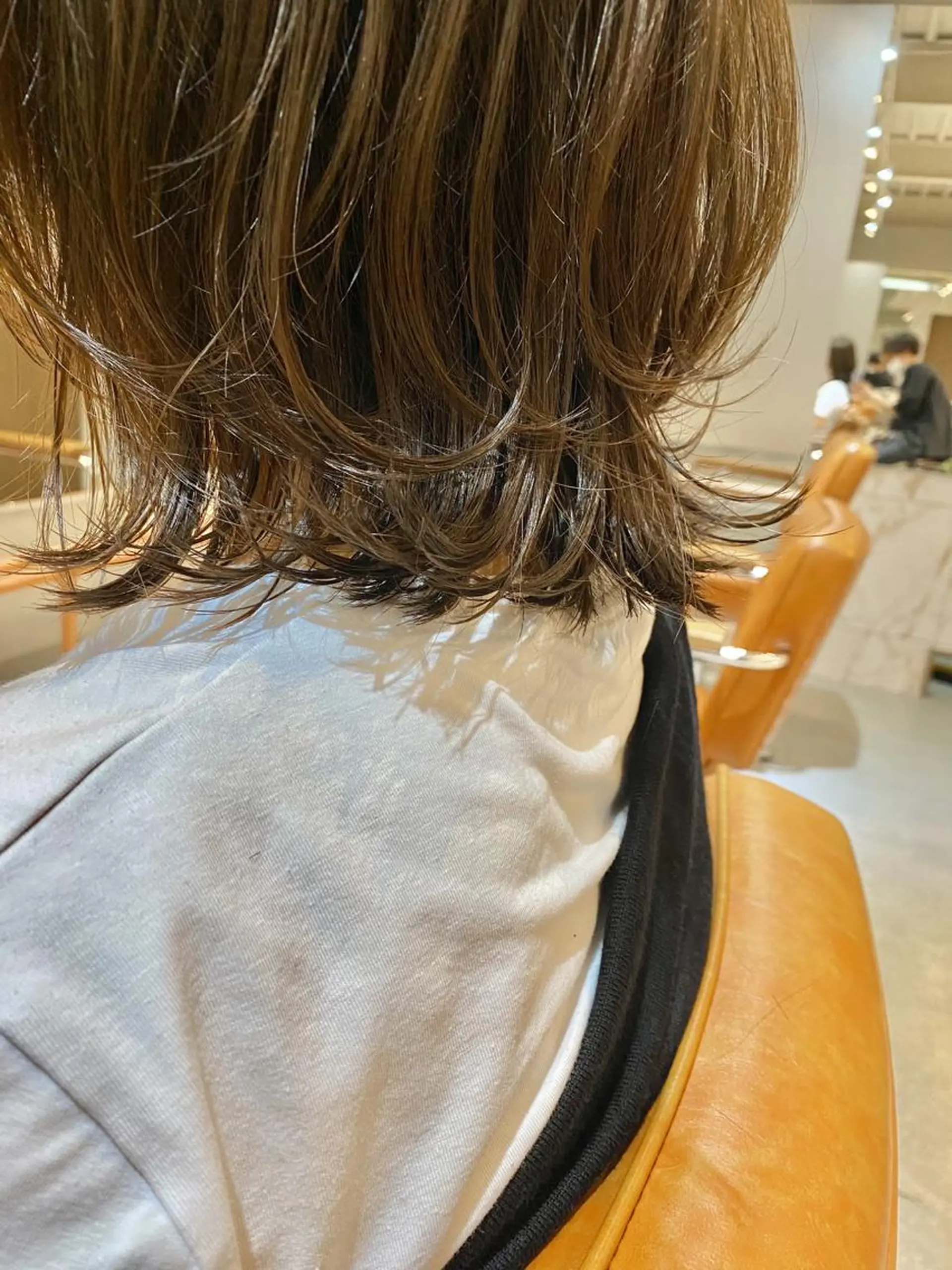 ミディアム カラー 透明感カラー 韓国風ヘア レイヤーカット ウルフカット ヘアカラー トリートメント ハイトーン×似合わせ 🌱中川慎之介のヘアスタイル