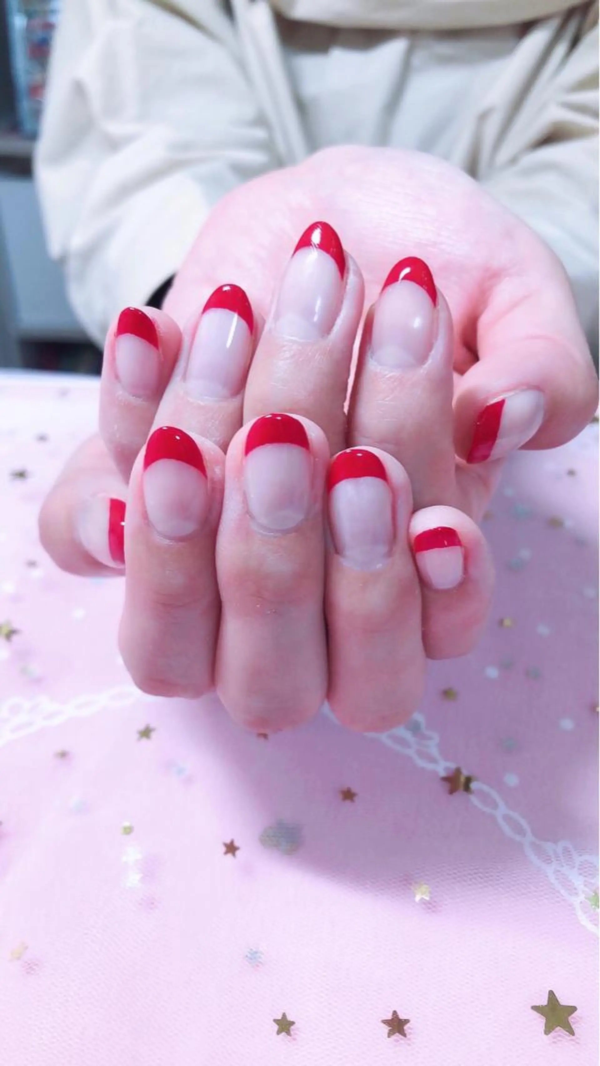 ネイル ハンドネイル MoonNail ユリ🌸のネイルデザイン