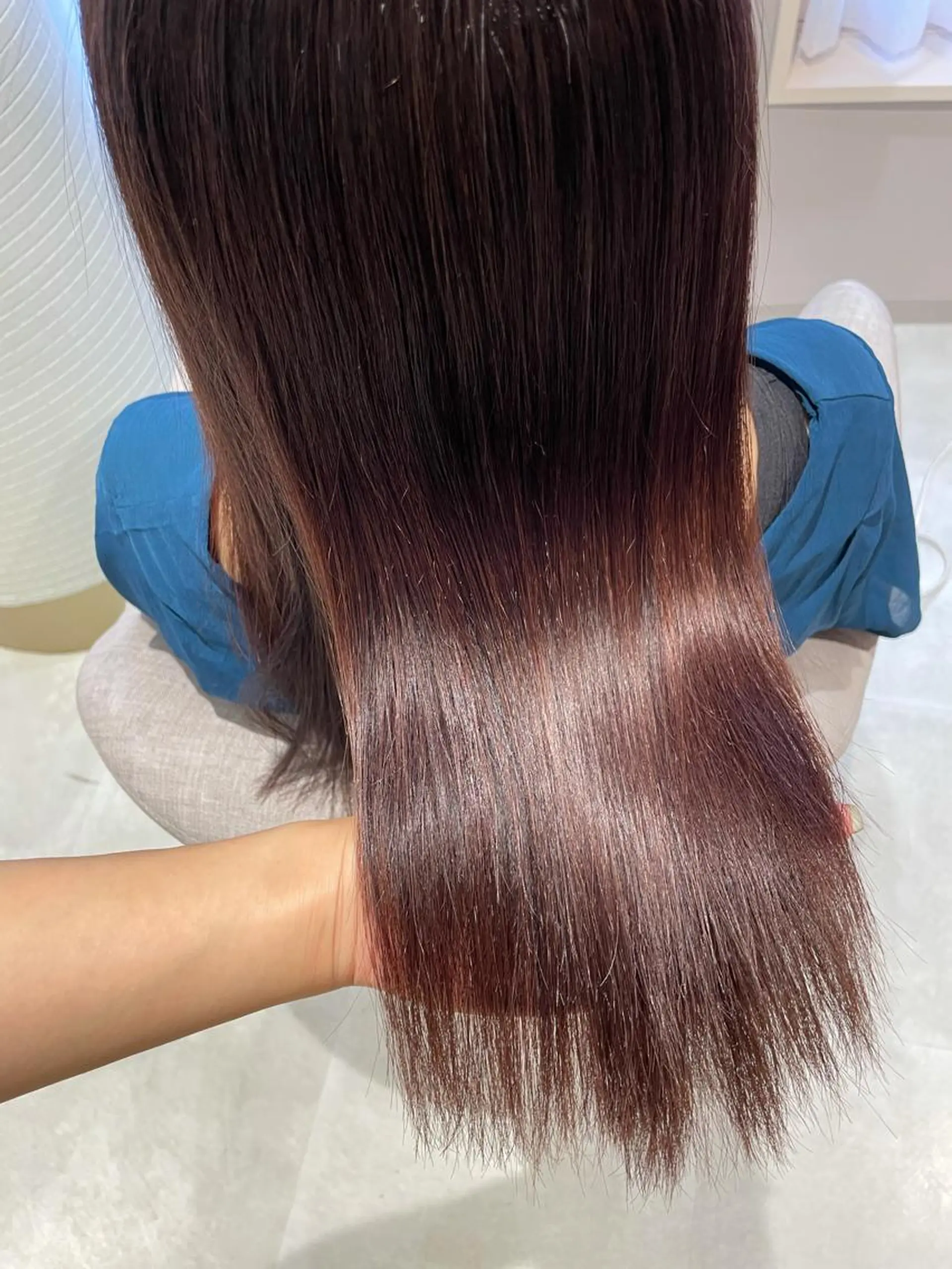 ロング 縮毛矯正 髪質改善お任せ ください♪ひとみのヘアスタイル