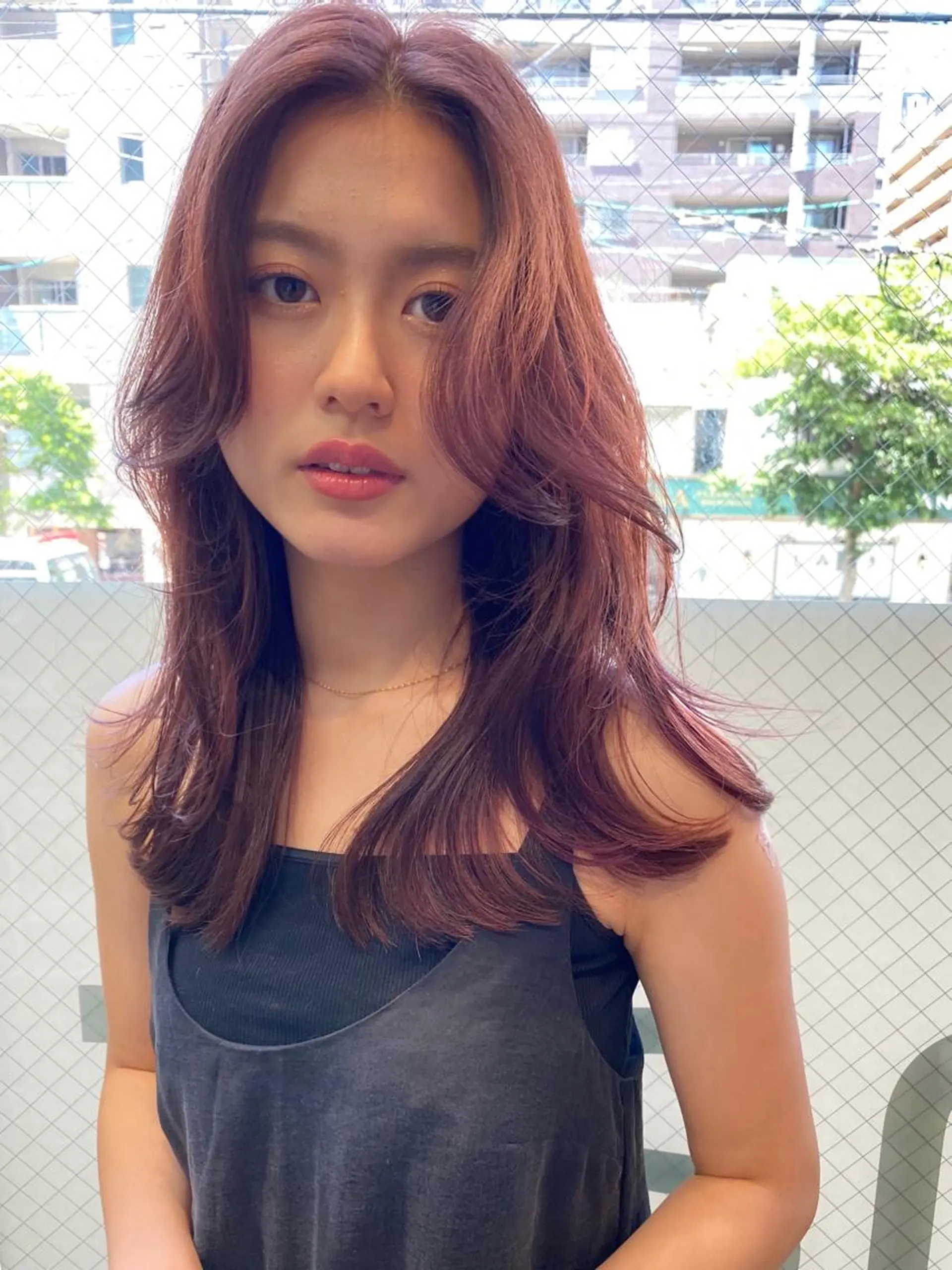 セミロング カラー Pia ツボイ ケイタのヘアスタイル