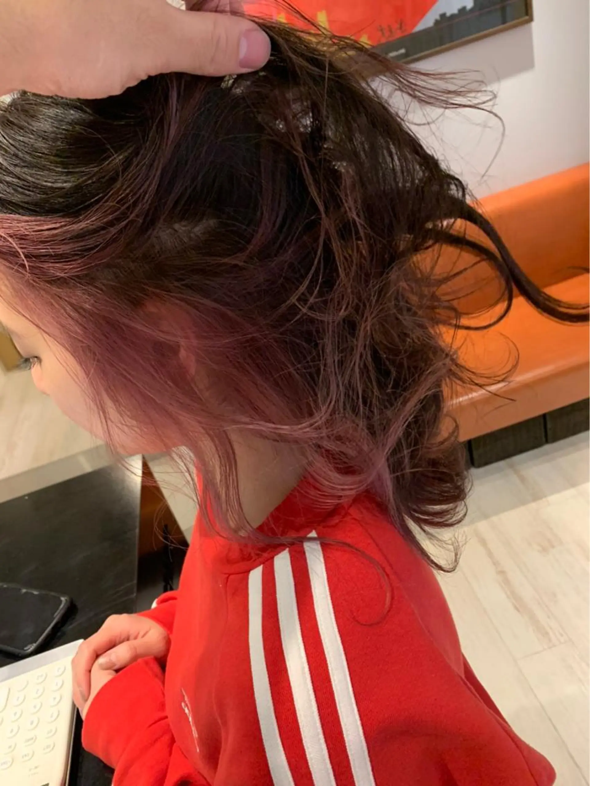 ミディアム カラー 中尾 綺のヘアスタイル