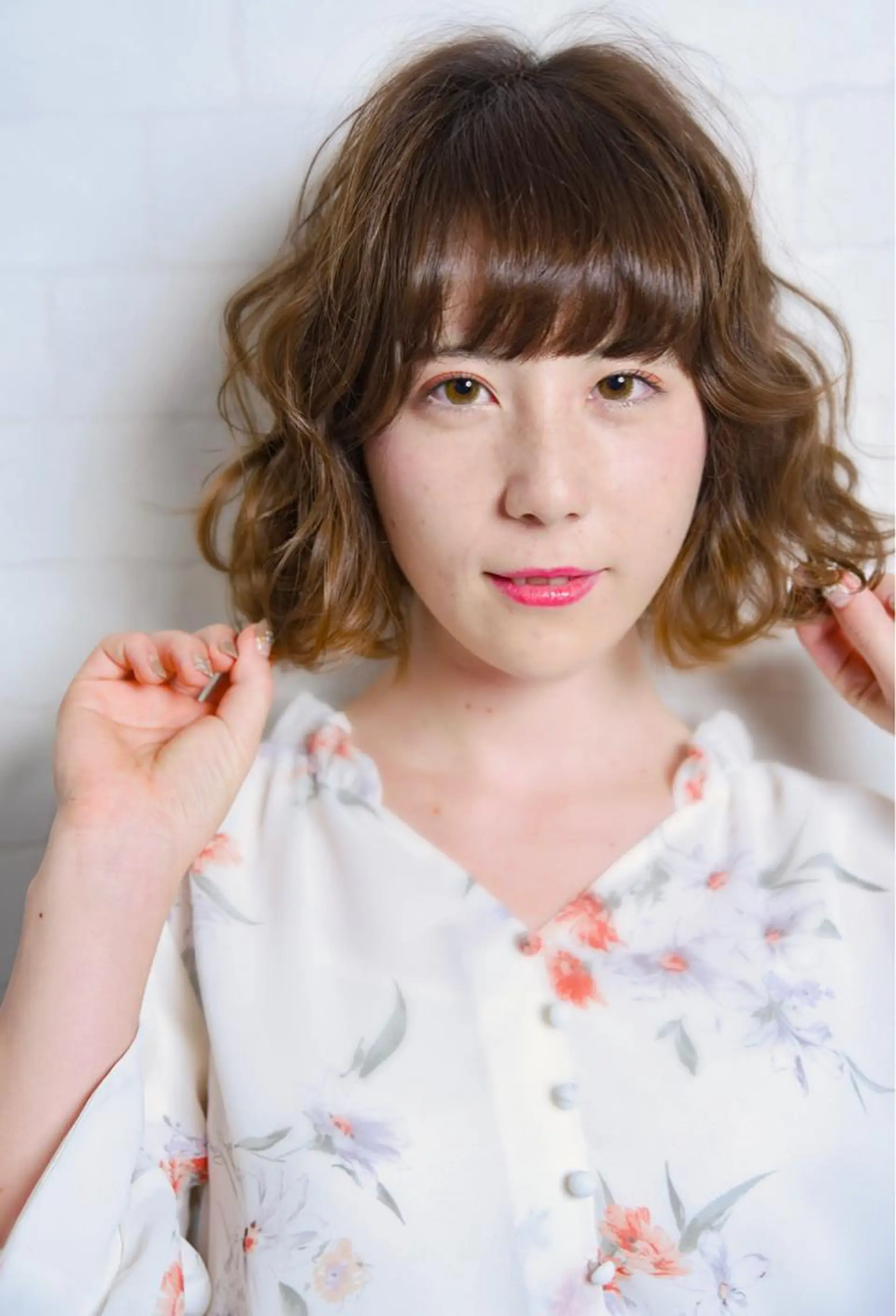 ミディアム Agu  hair rupia 金沢店所属・金沢美容室/ 艶髪/夜営業/JINのヘアスタイル