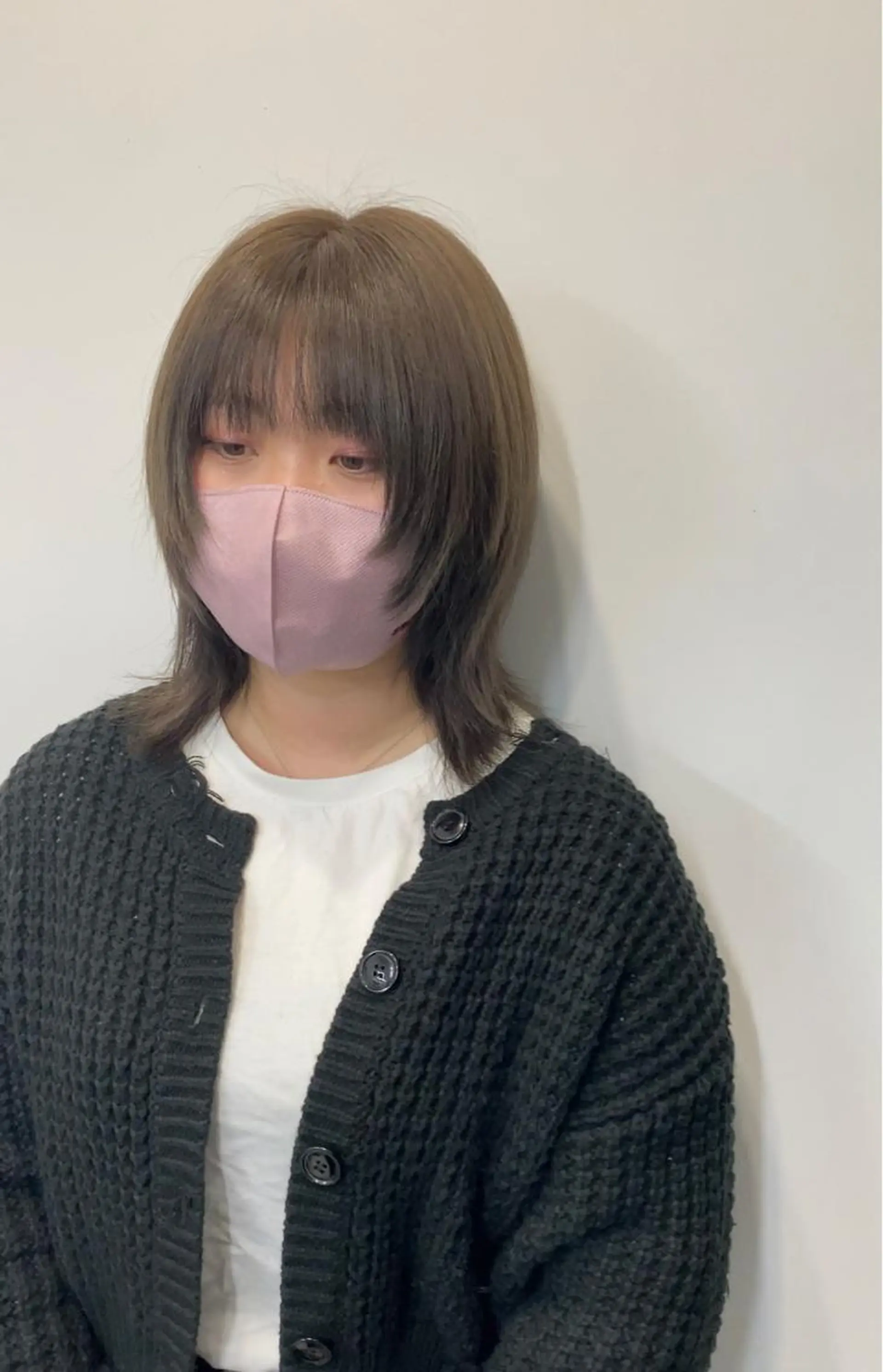 ショート 似合わせカット ウルフカット 梅田l大人韓国ヘア レイヤー×艶カラーのヘアスタイル