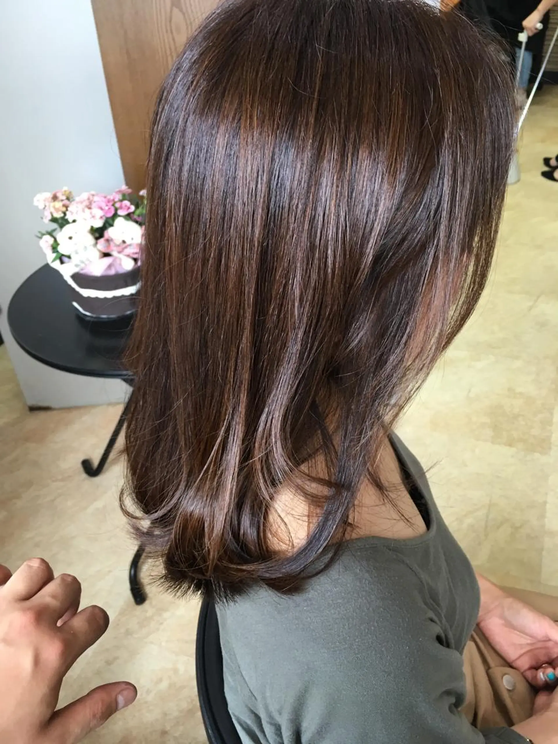 ロング カラー 鈴木 健太のヘアスタイル