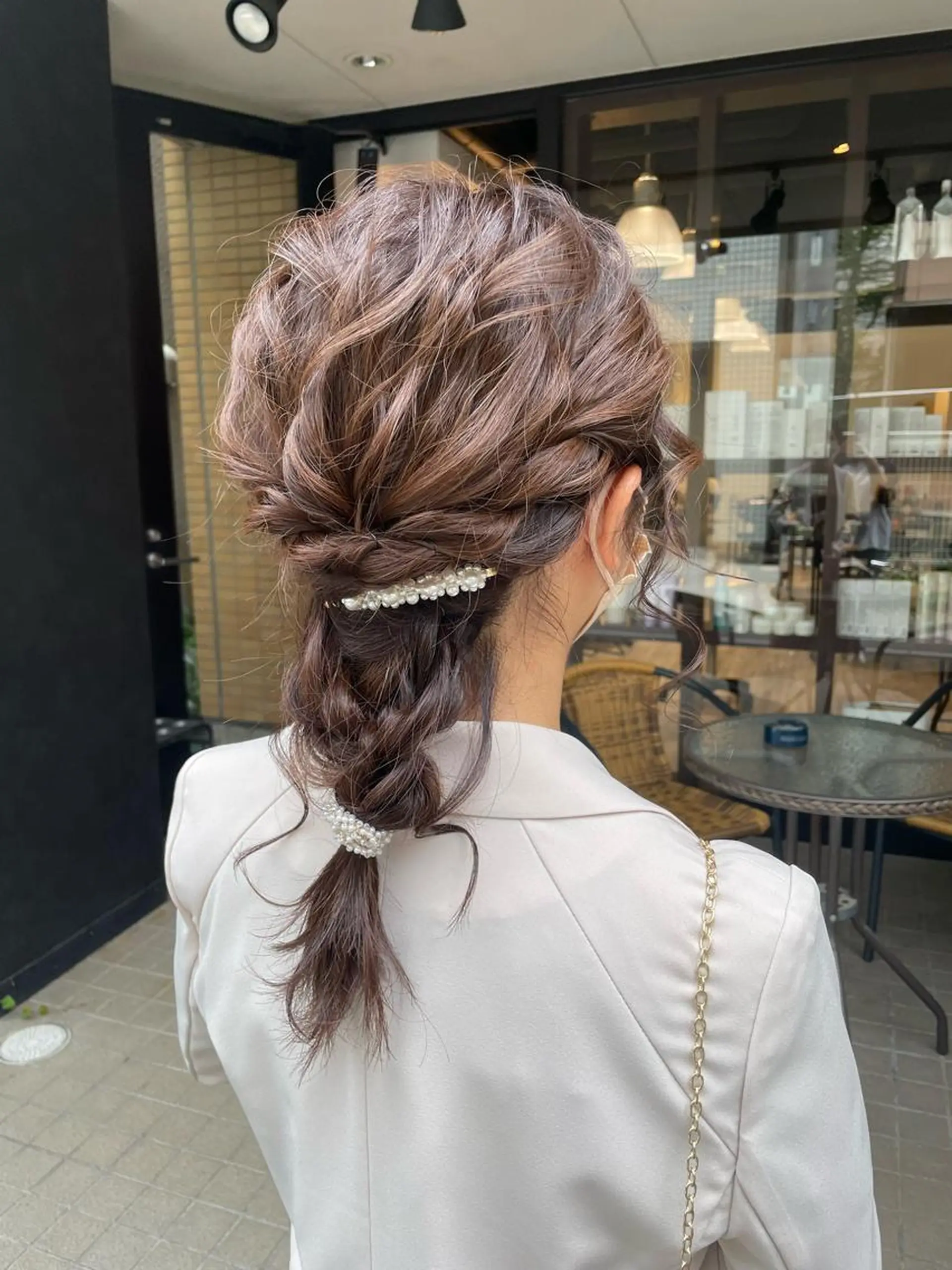 ロング ヘアアレンジ ヘアセット しのはら まどかのヘアスタイル