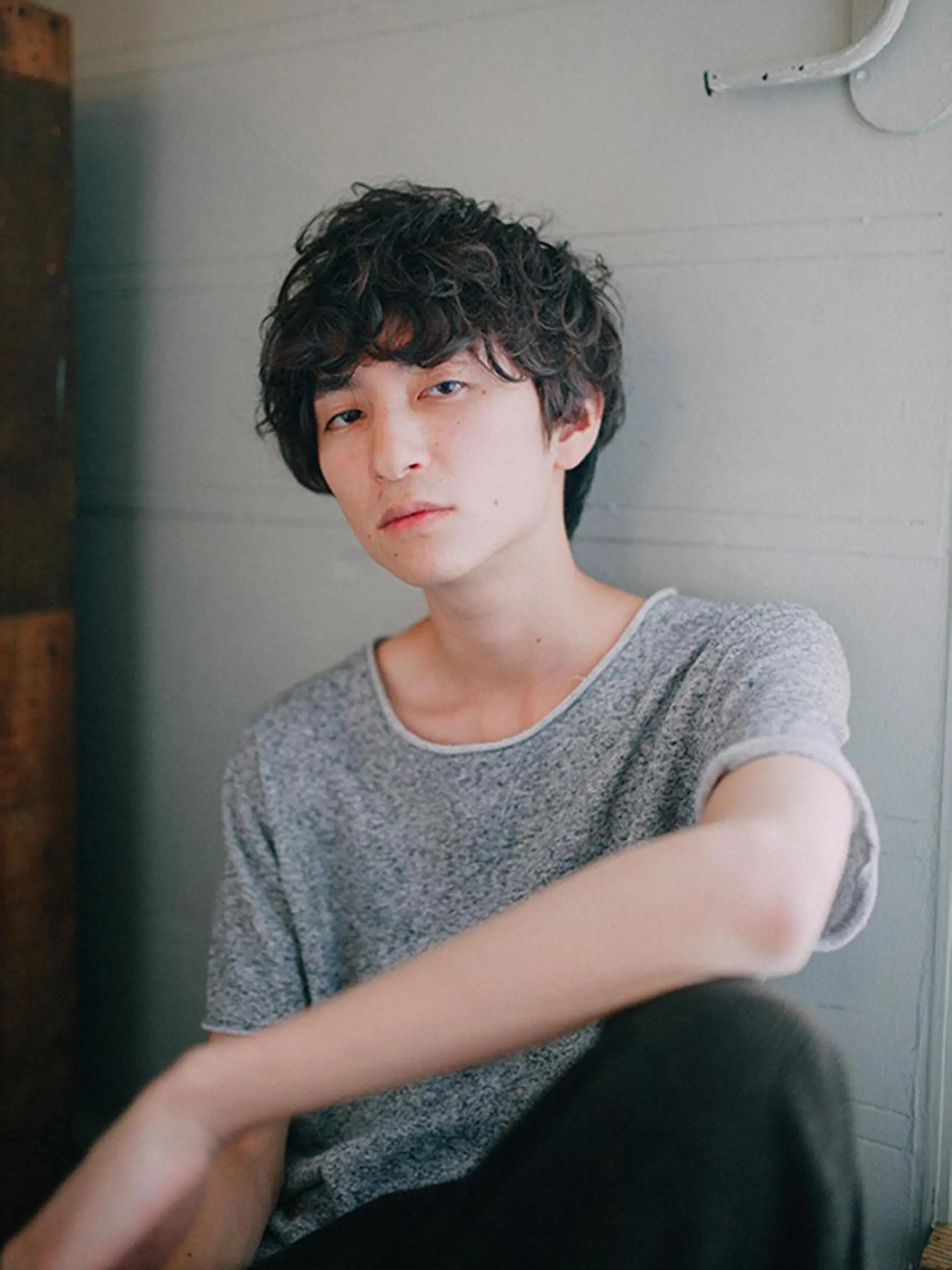 ミディアム メンズ ミディアムパーマ メンズパーマ カット パーマ トップスタイリスト ✨KIRIKA中野✨のヘアスタイル