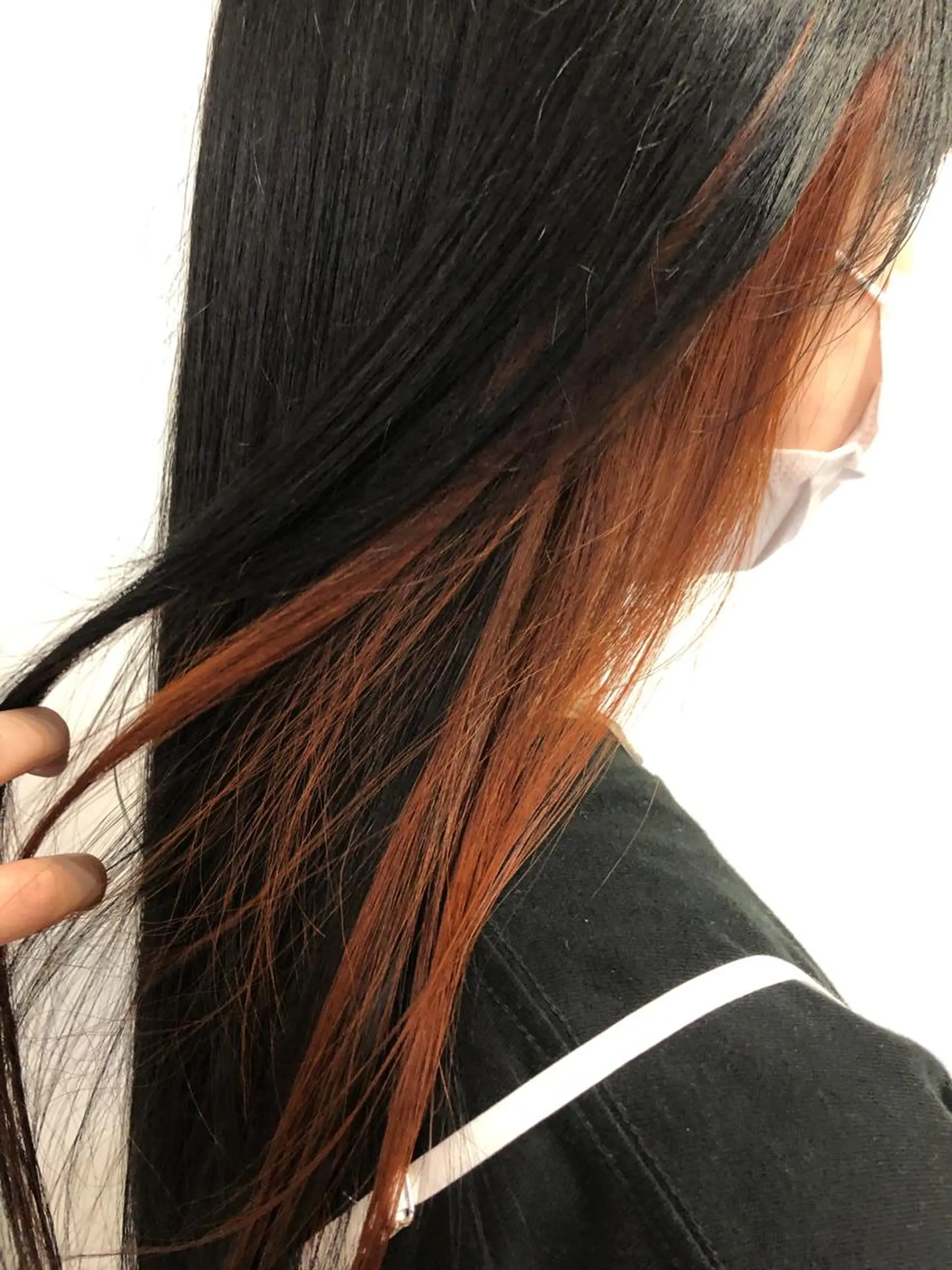 ロング カラー オレンジ hazuki 🌝のヘアスタイル