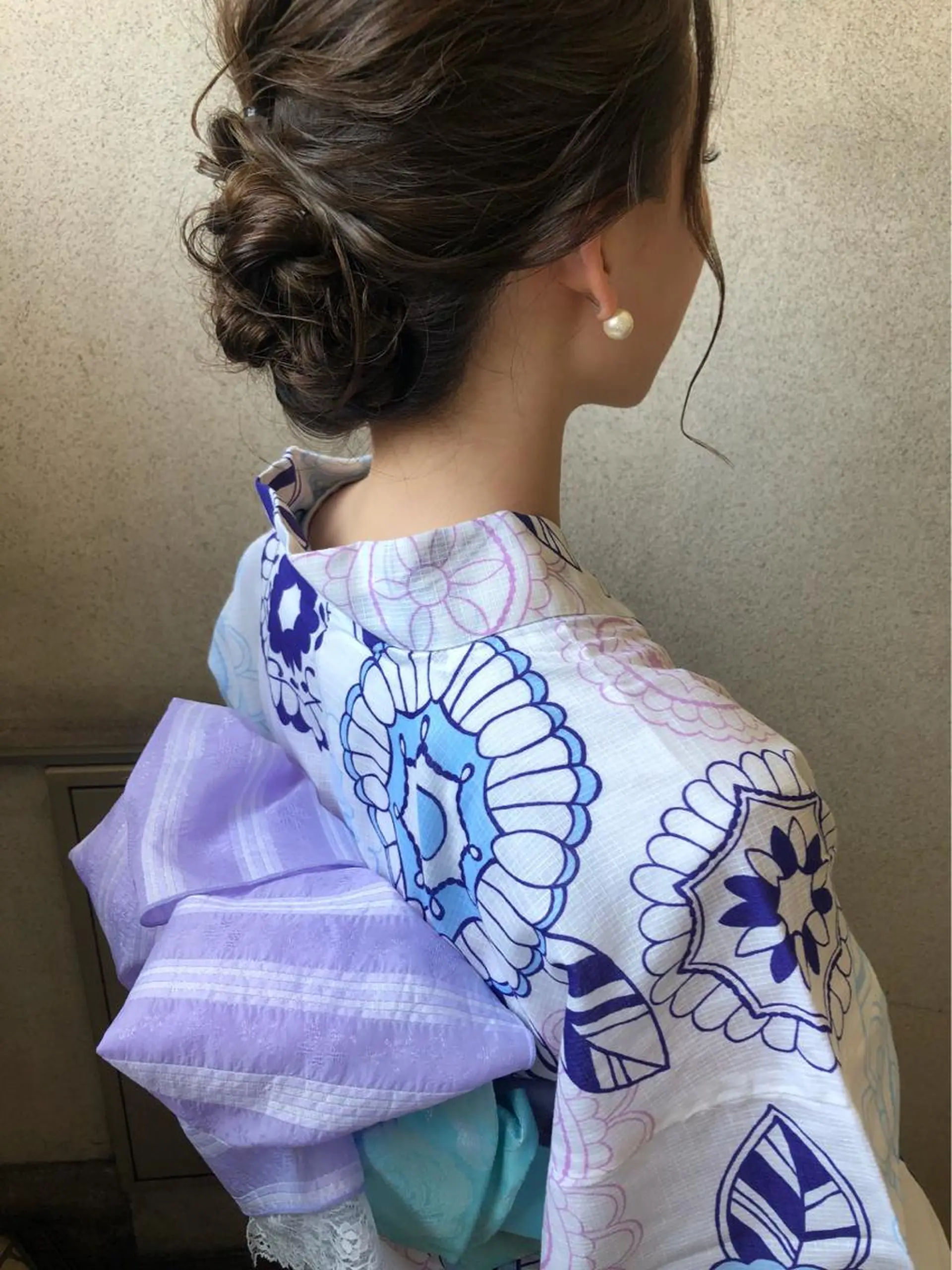 ロング ヘアアレンジ 浴衣 マンツーマン半個室 tamuraのヘアスタイル