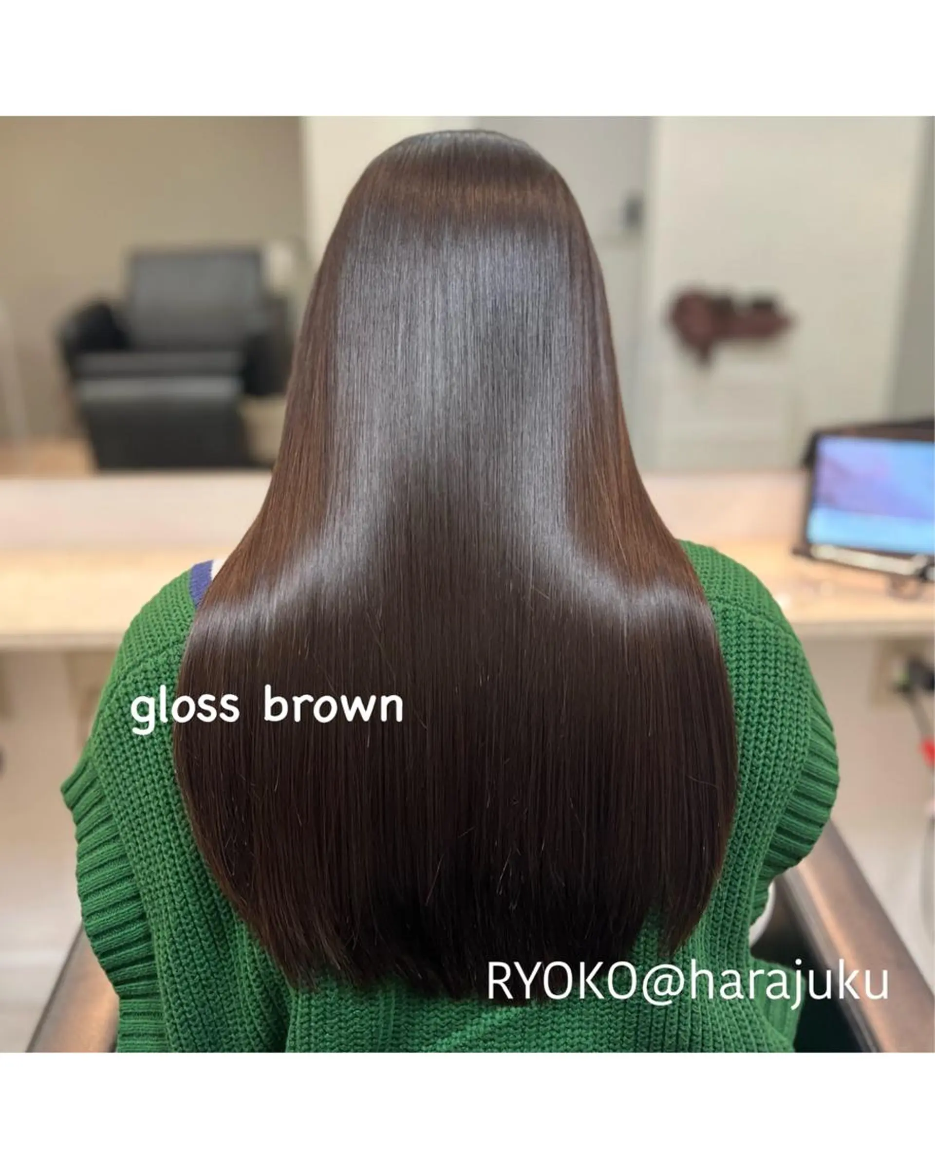 ロング カラー カット ヘアカラー トリートメント 🤍美髪×艶カラー RYOKO🤍のヘアスタイル