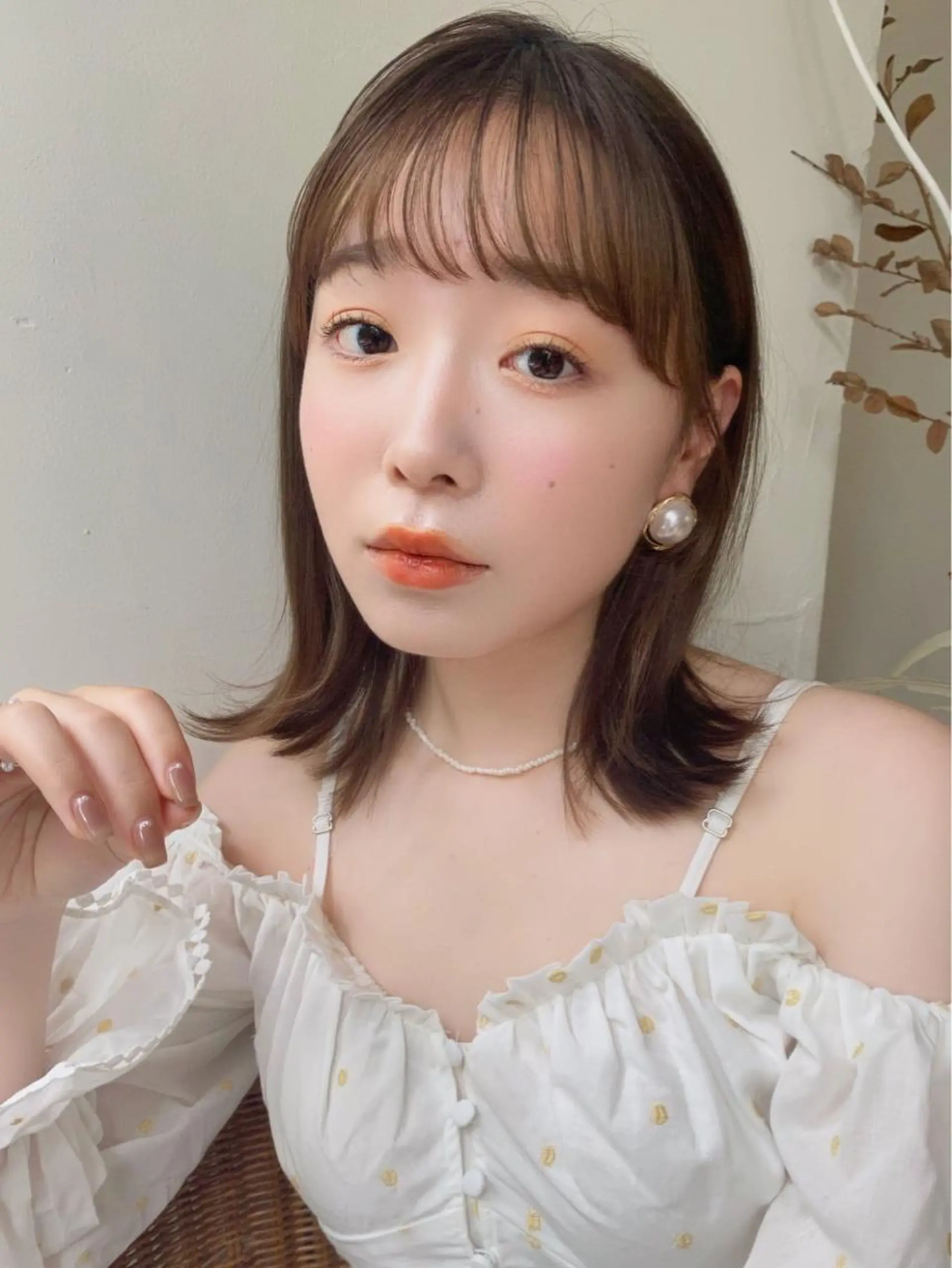 ミディアム カラー 🪭risa 暖色/レイヤー🪭のヘアスタイル